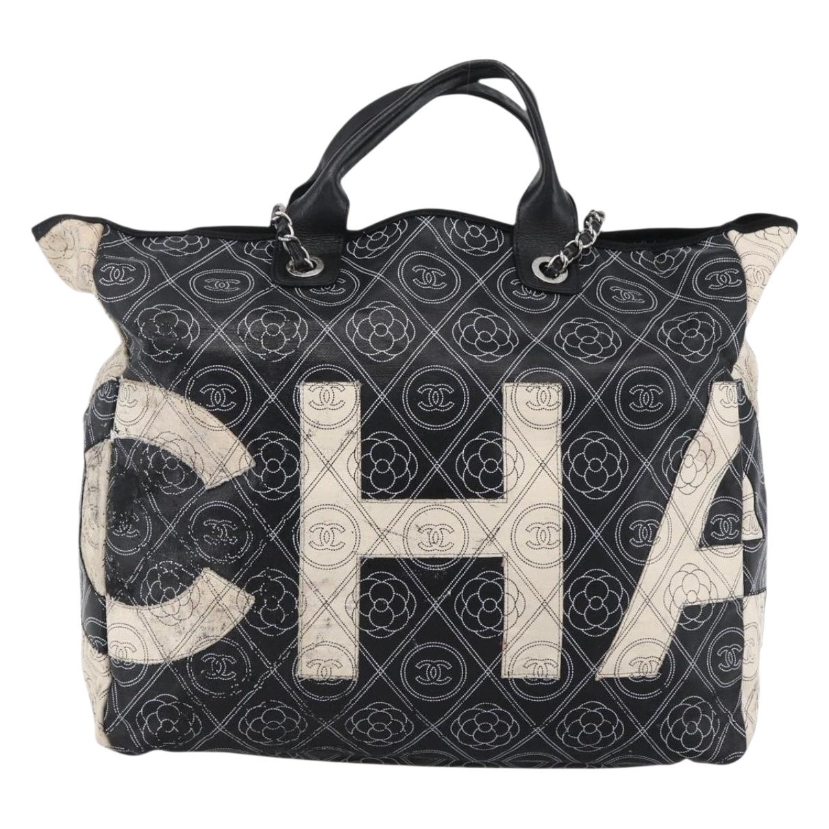 Leather tote