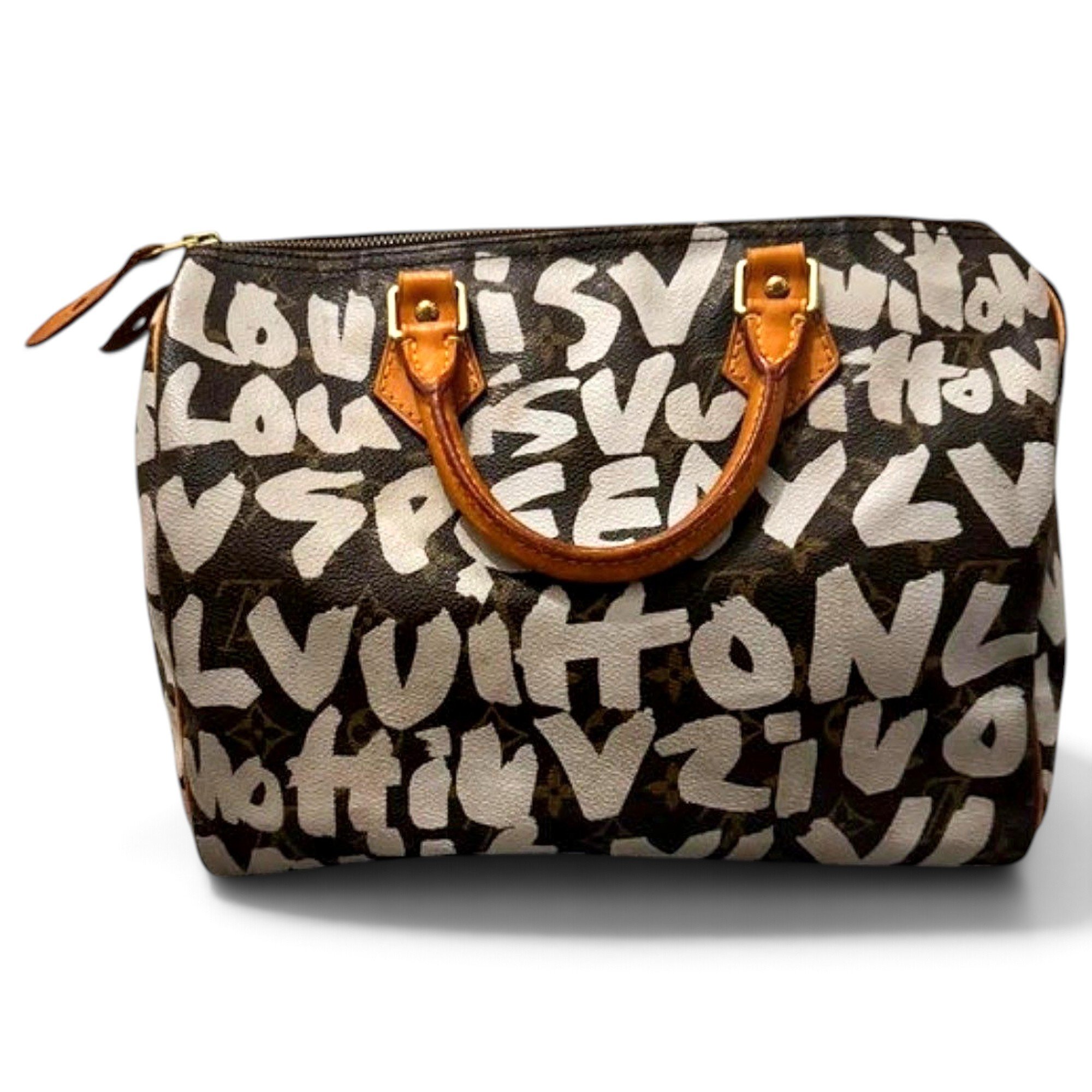 Speedy leather handbag