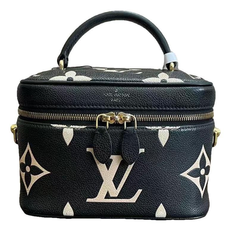 Vanity leather handbag
