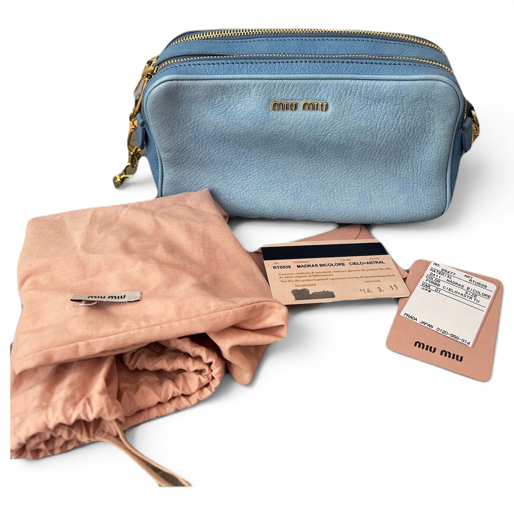 Leather crossbody bag