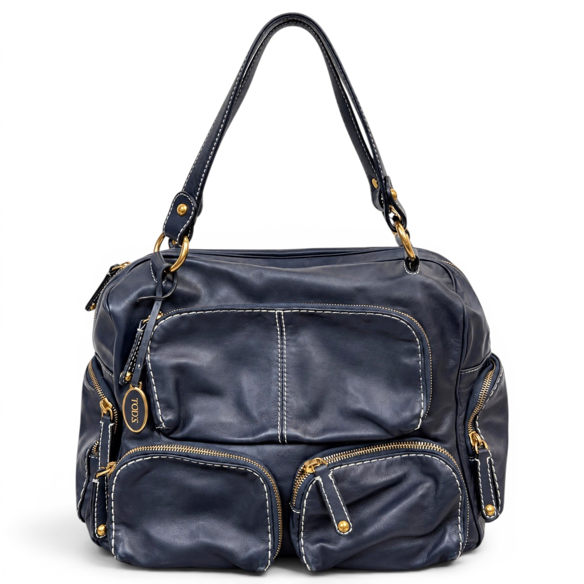 Leather tote
