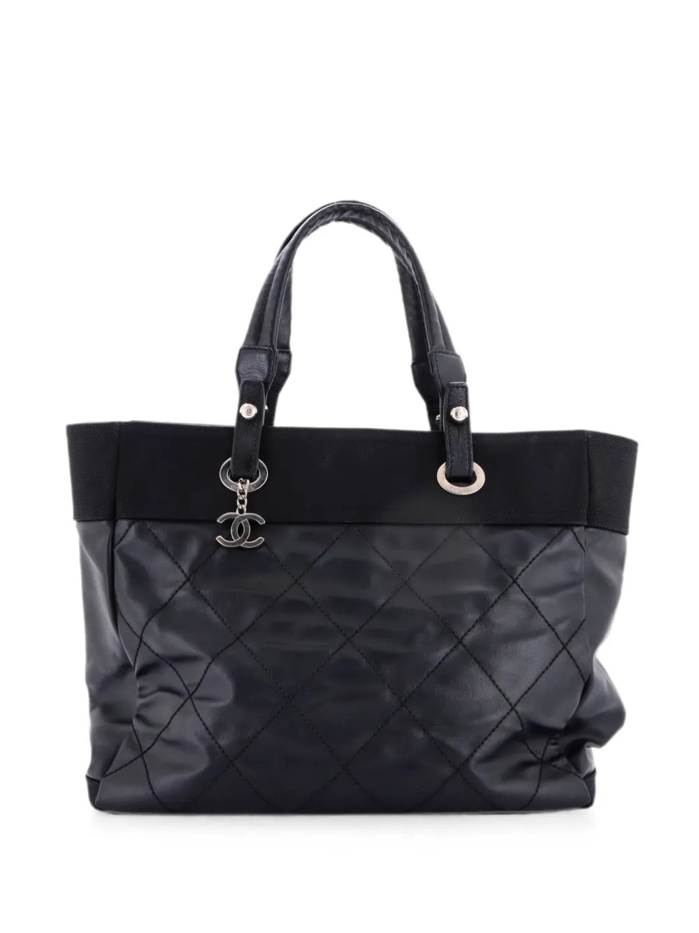 Biarritz Quilted Coated Canvas Large tote bag