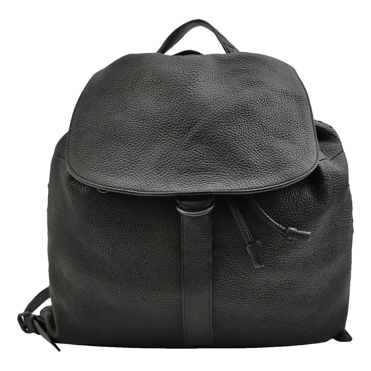 Leather backpack