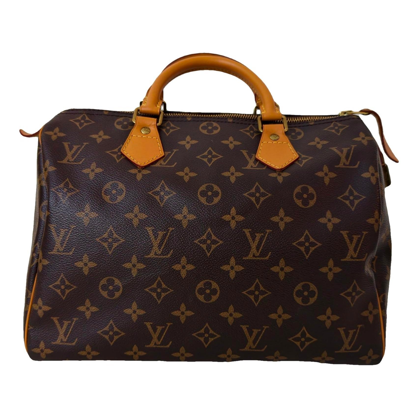 Speedy leather handbag