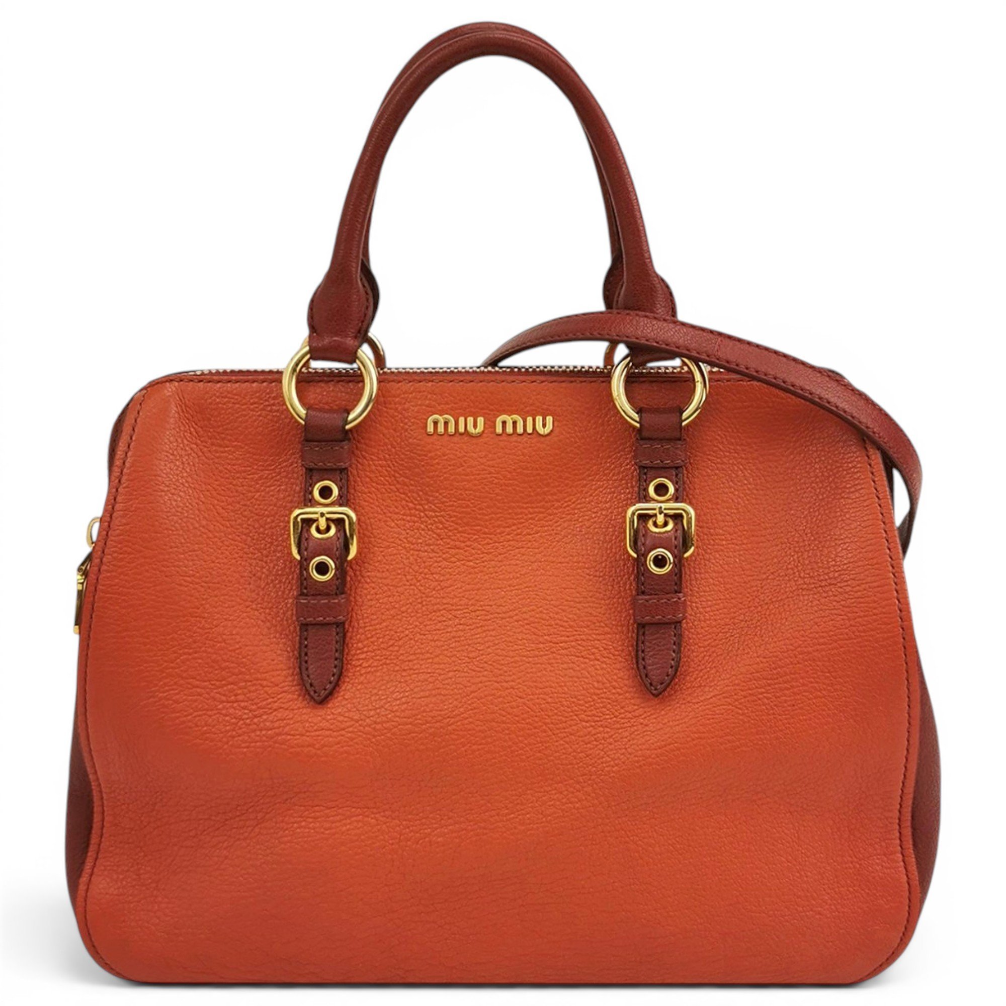Arcadie leather handbag