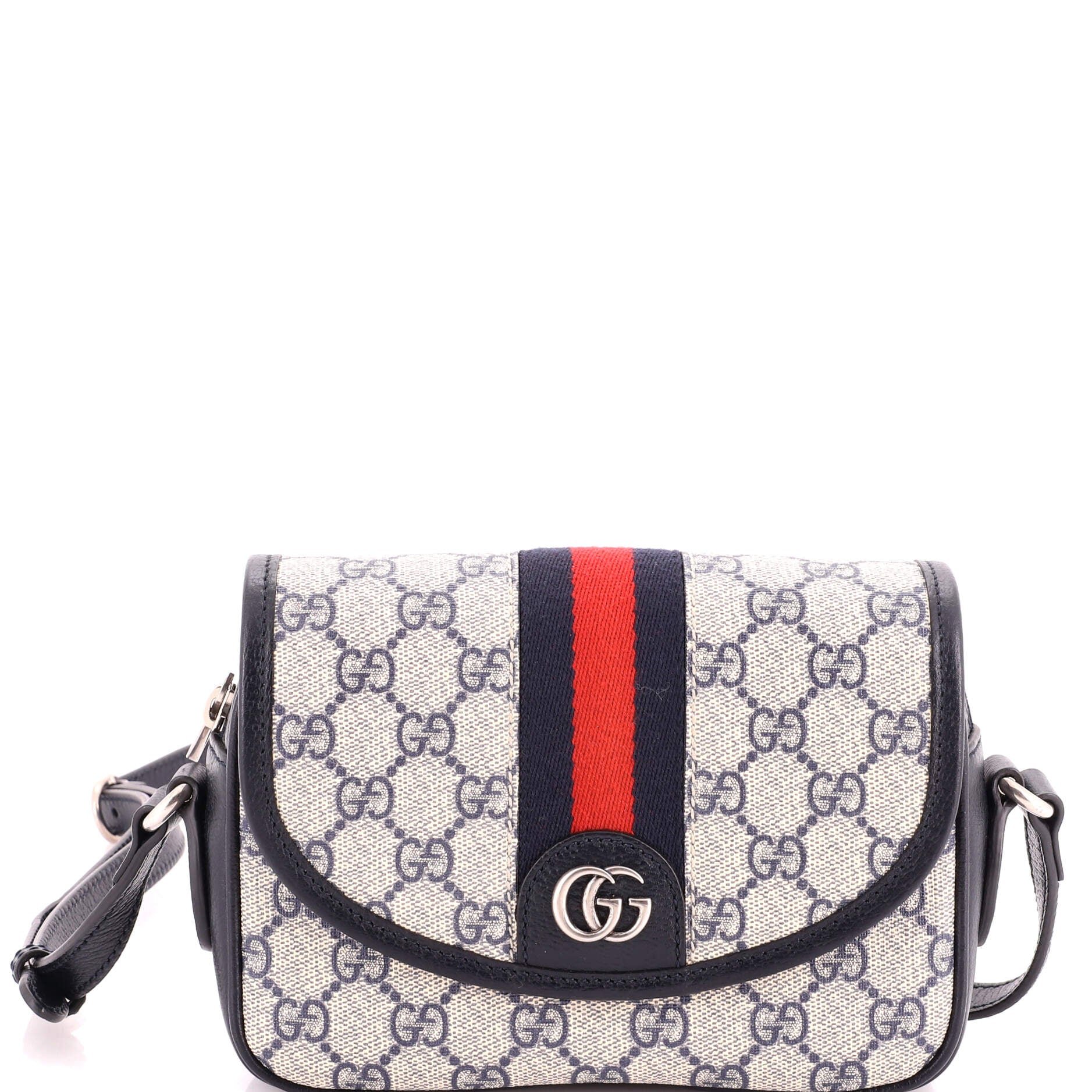 Ophidia Flap Shoulder Bag GG Coated Canvas Mini