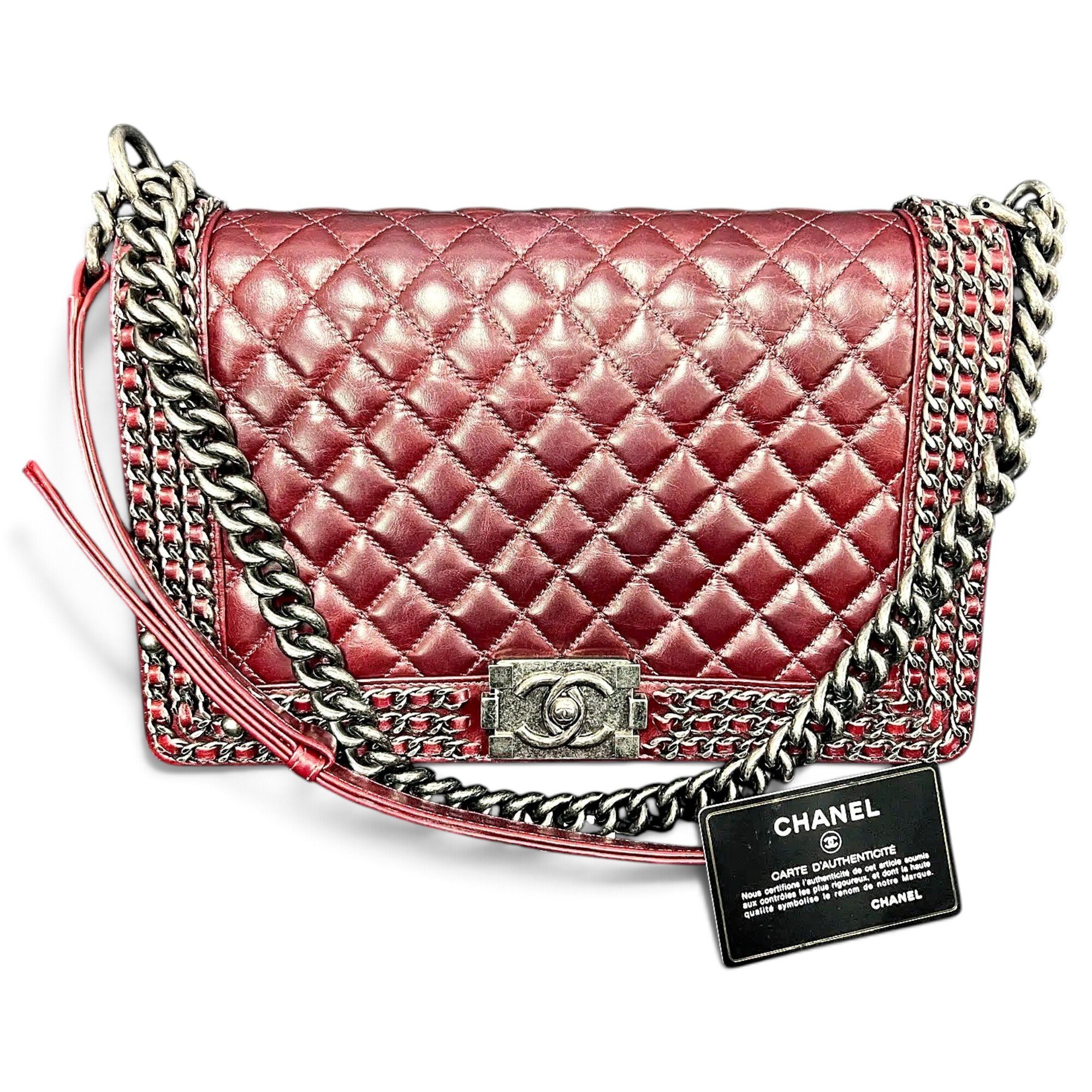 Boy leather handbag