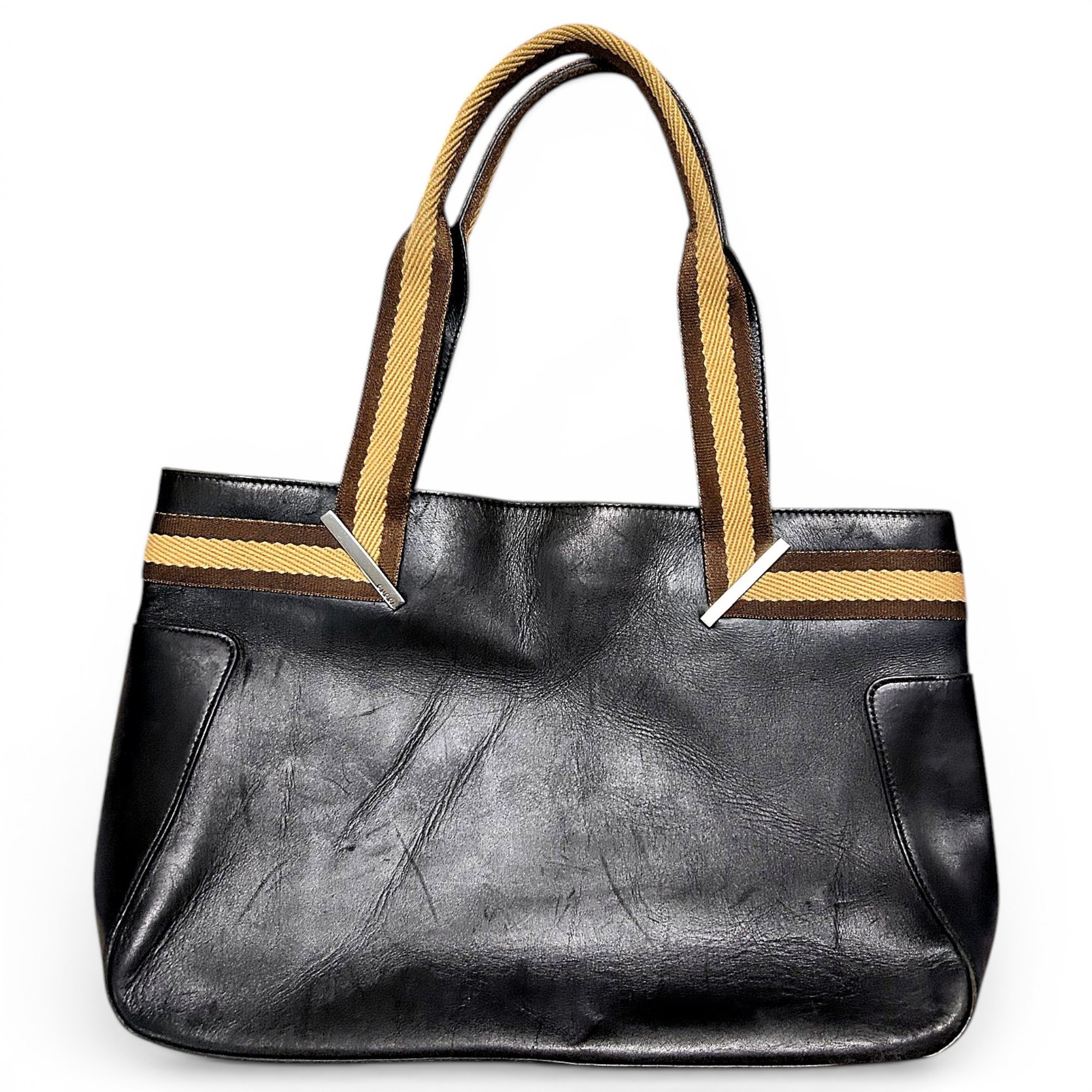 Leather tote