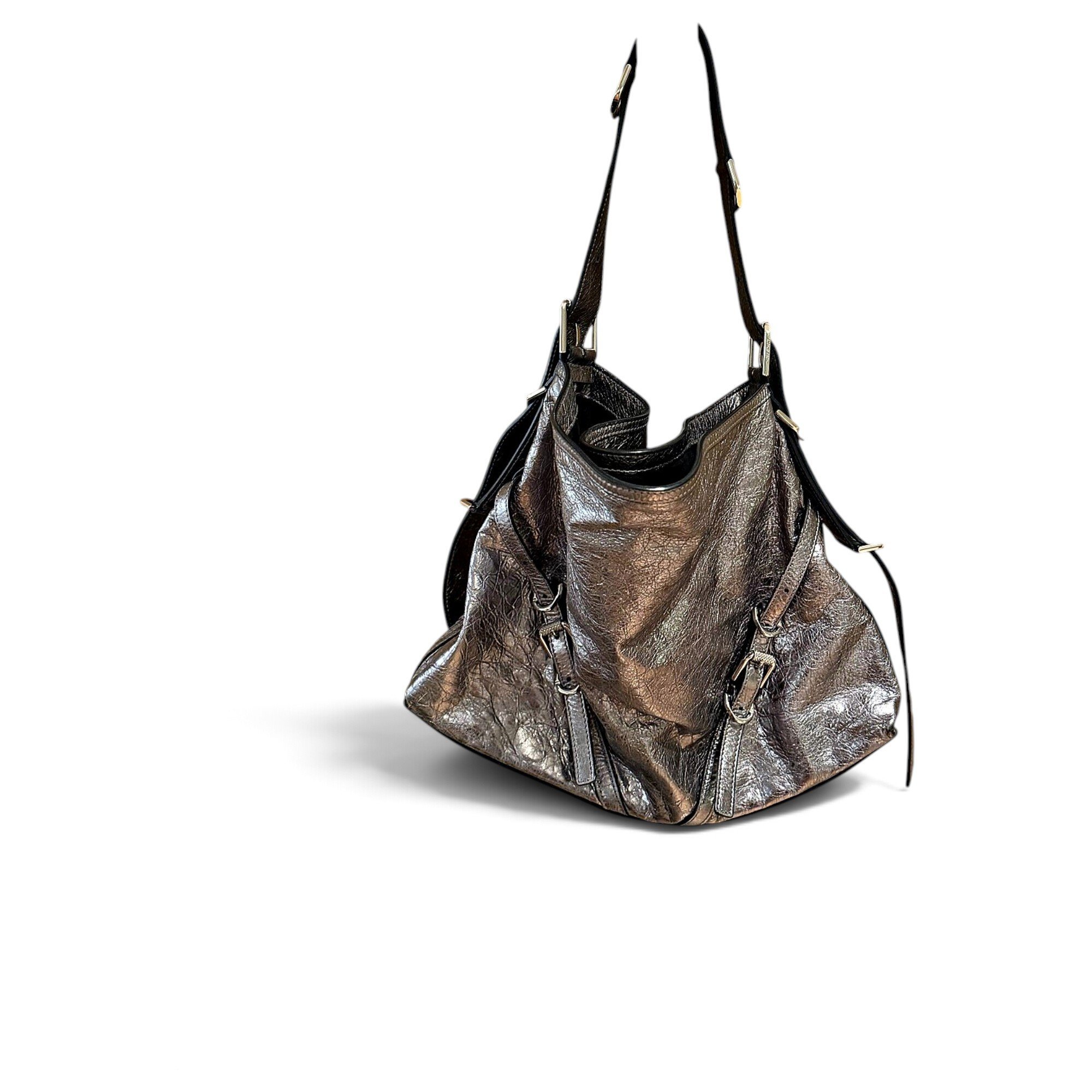 Voyou leather handbag