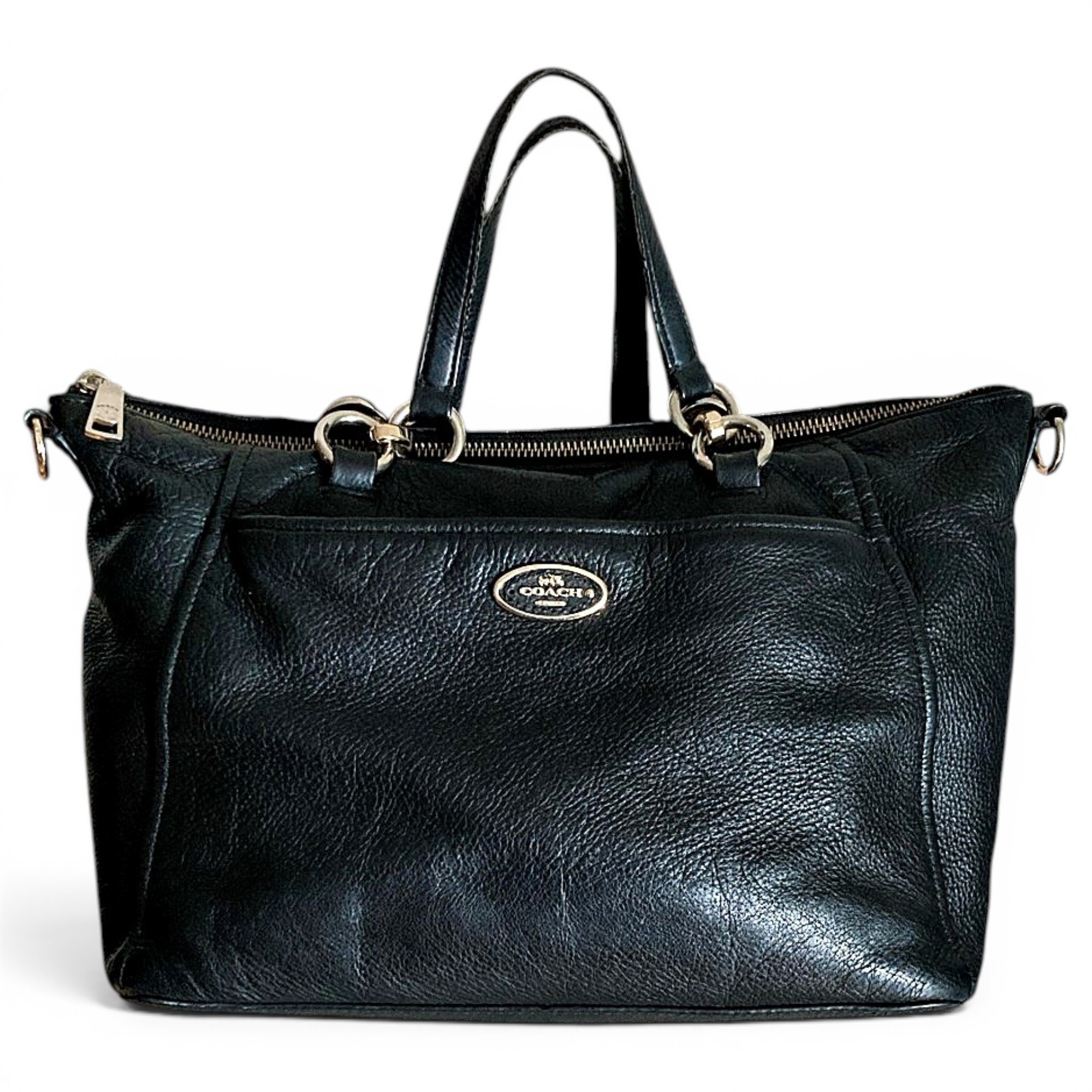 Leather handbag