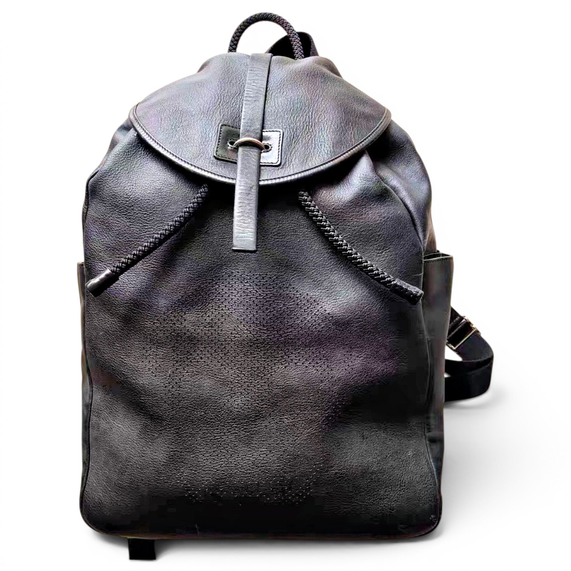 Leather backpack