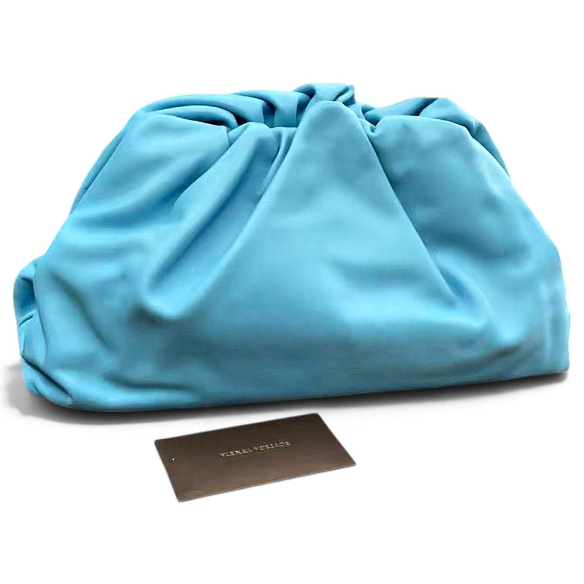 Pouch leather handbag
