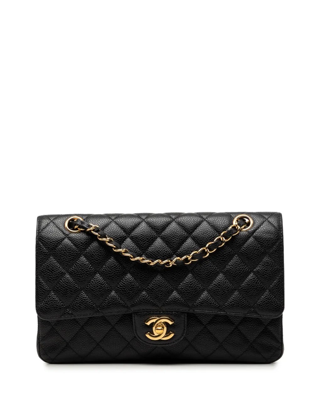 2009-2010 Medium Classic Caviar Double Flap shoulder bag