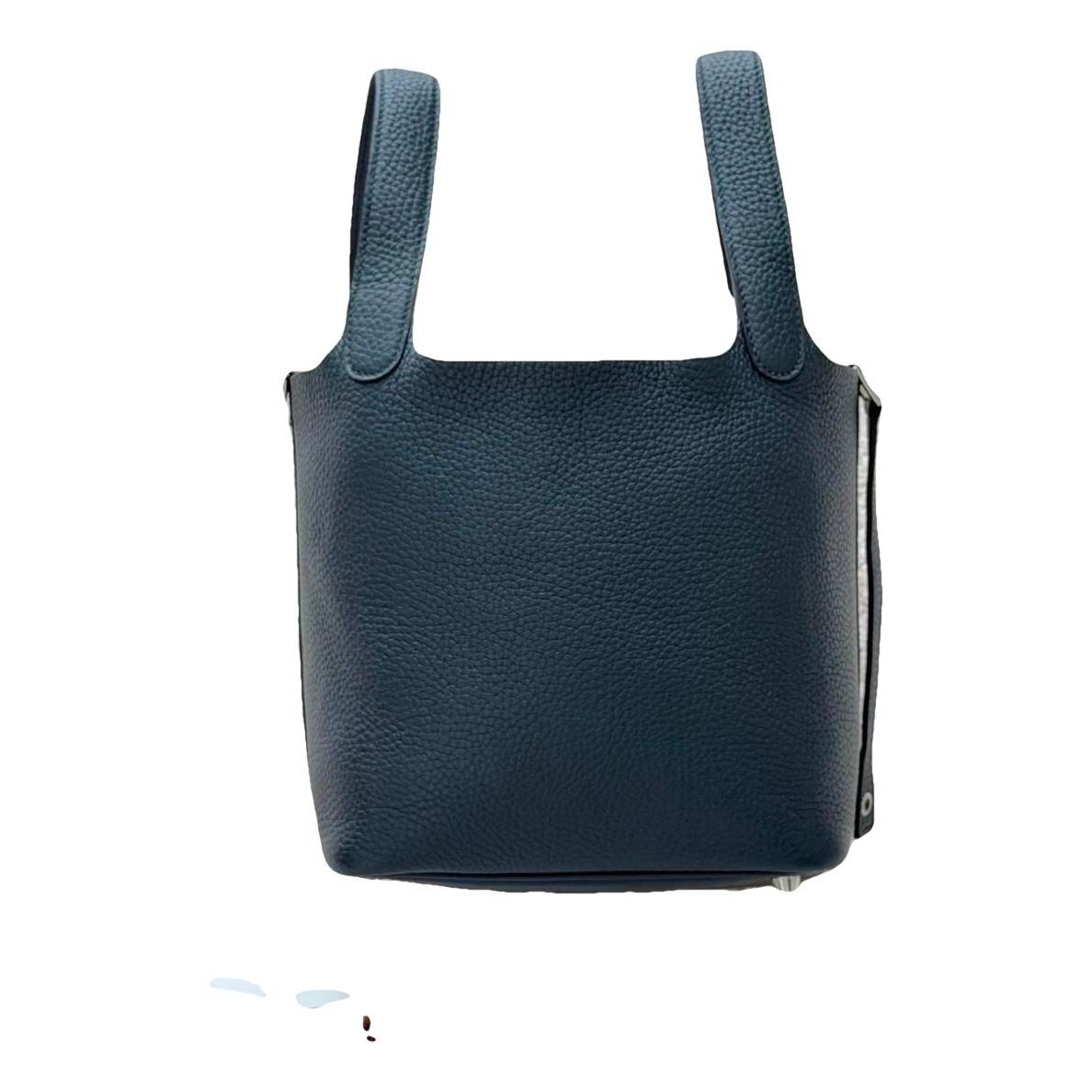 Picotin leather tote