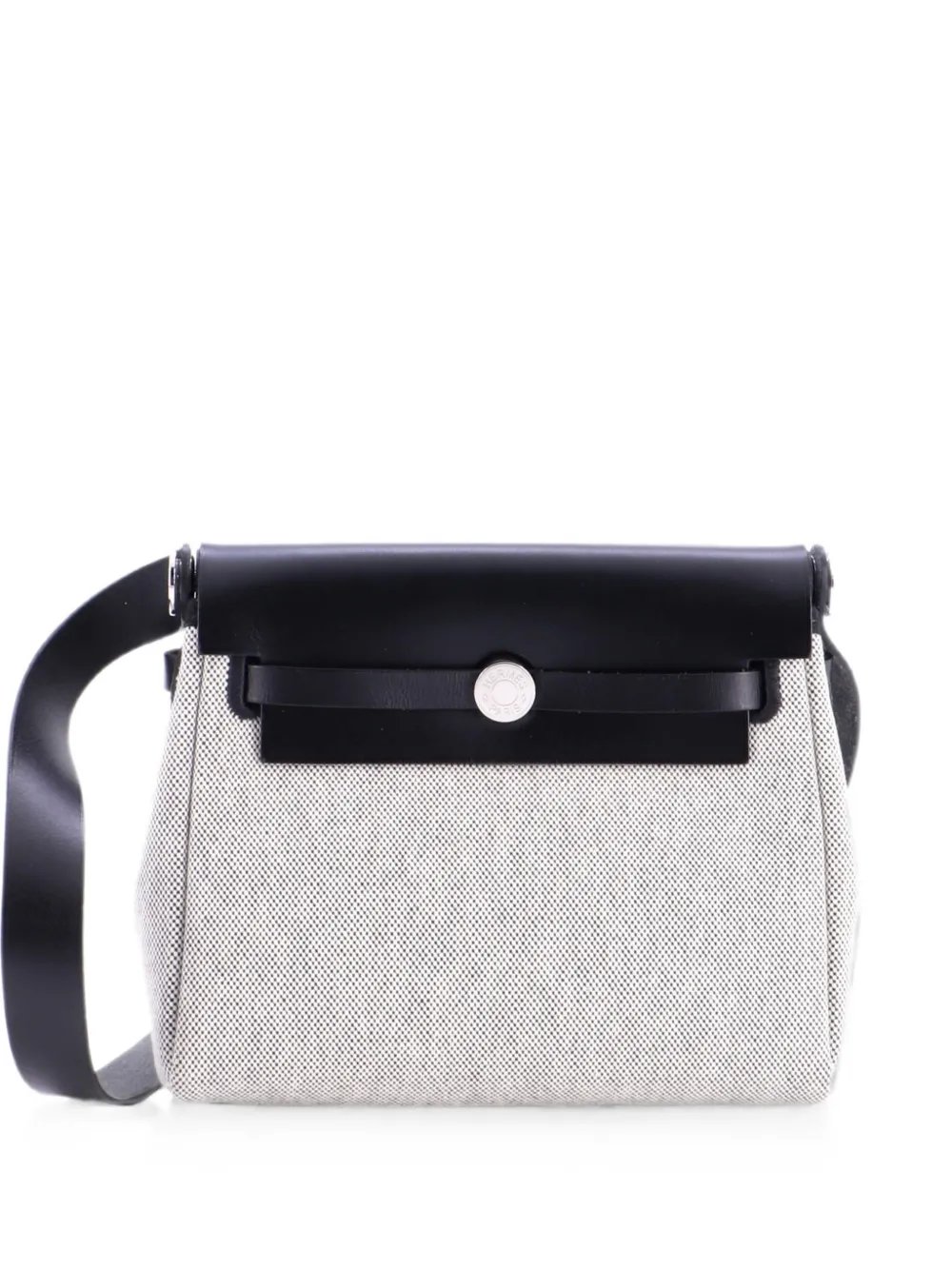 Herbag Zip Toile and Leather 20 shoulder bag