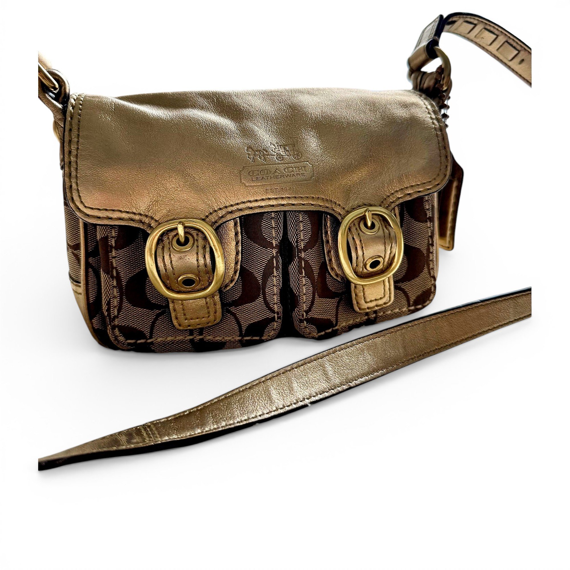 Leather crossbody bag