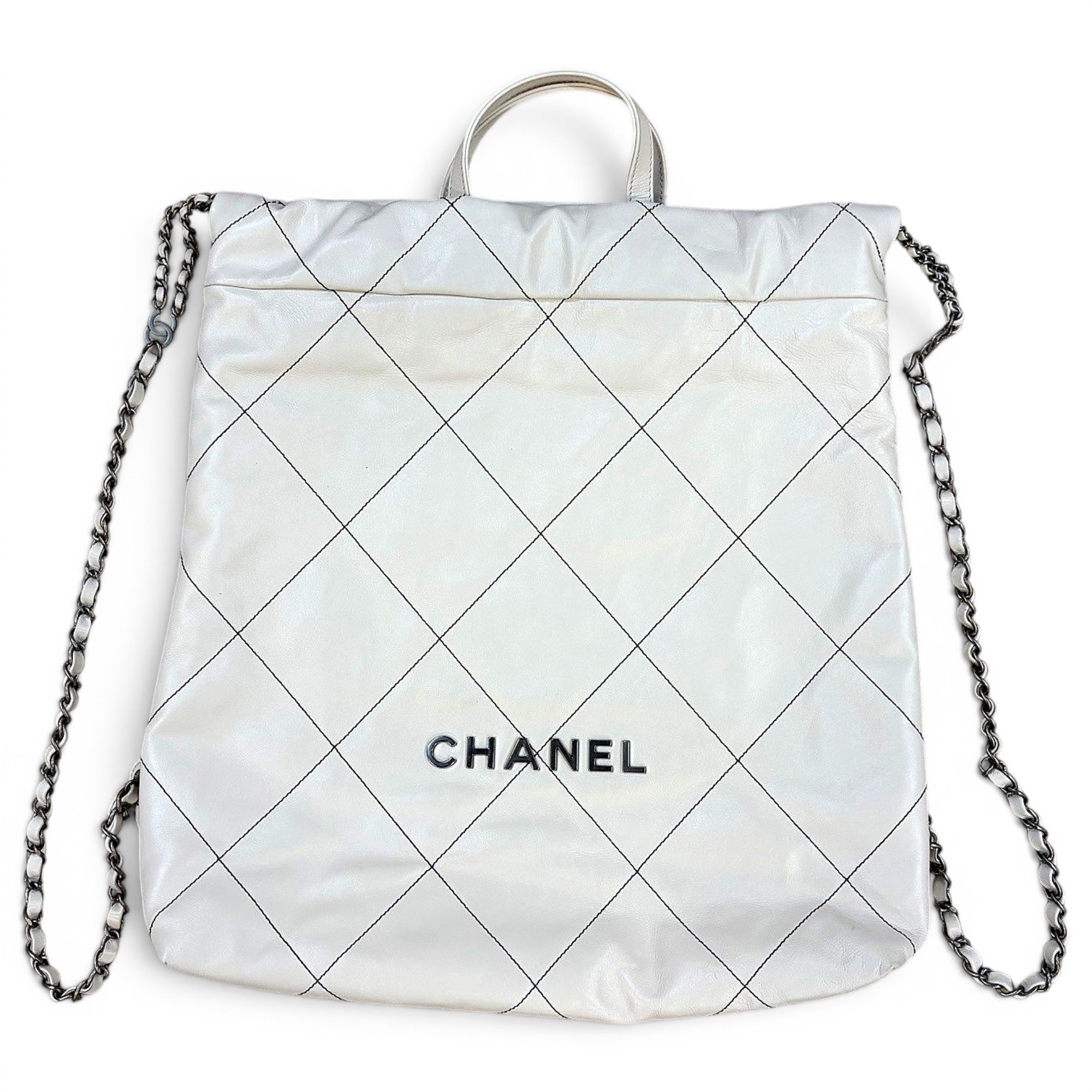 Chanel 22 leather backpack
