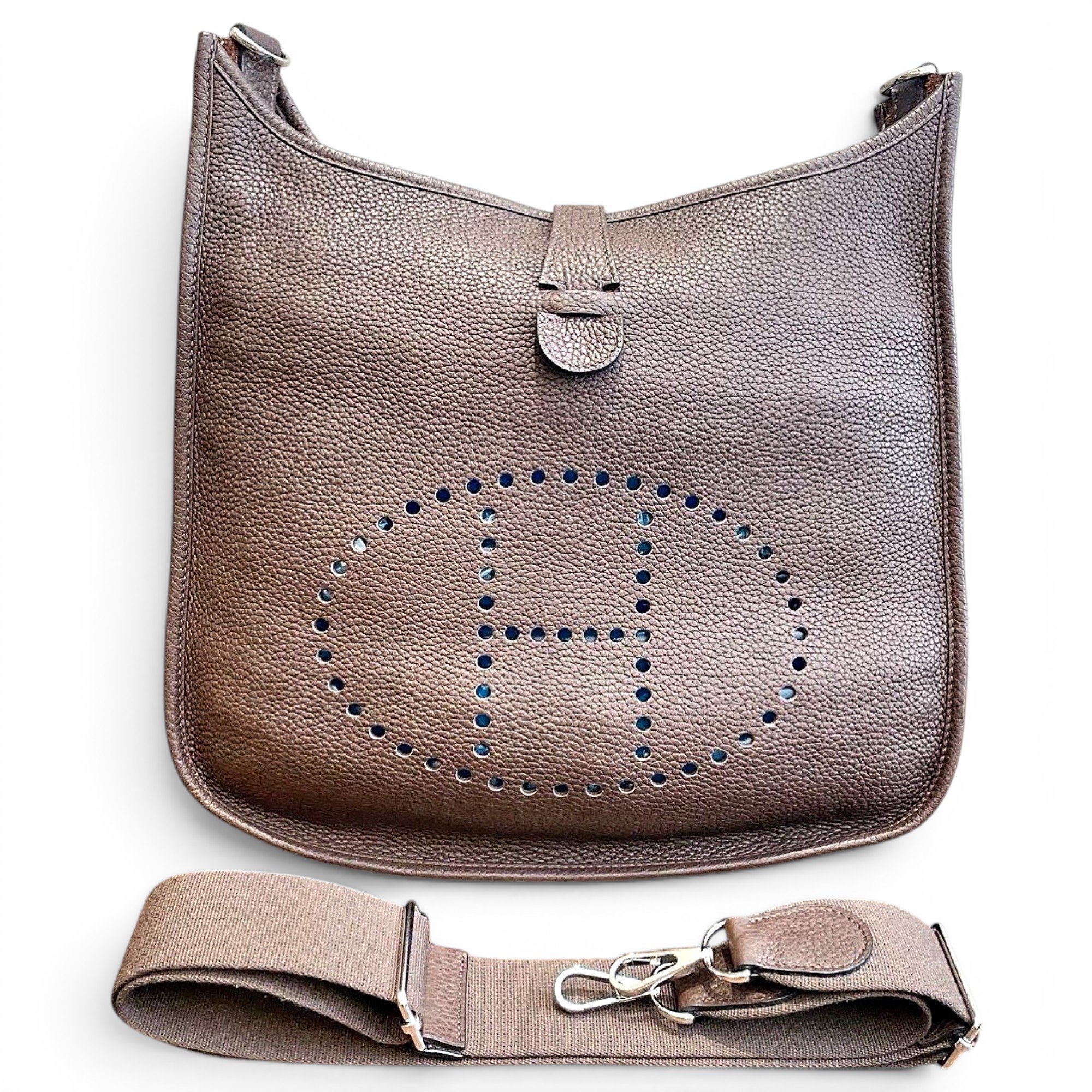 Evelyne leather crossbody bag