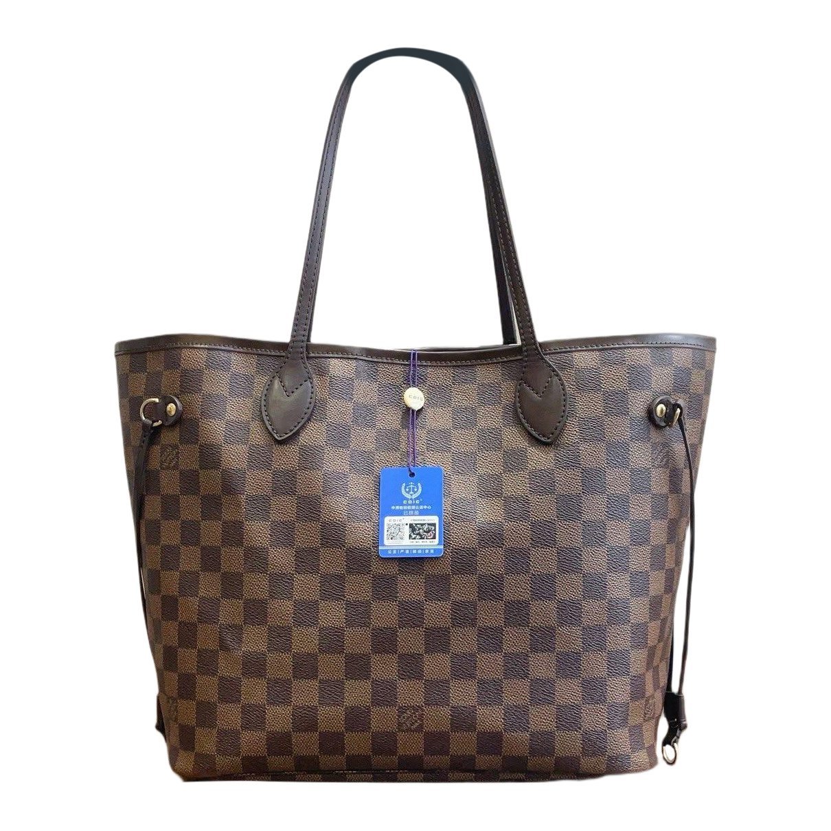 Neverfull leather handbag