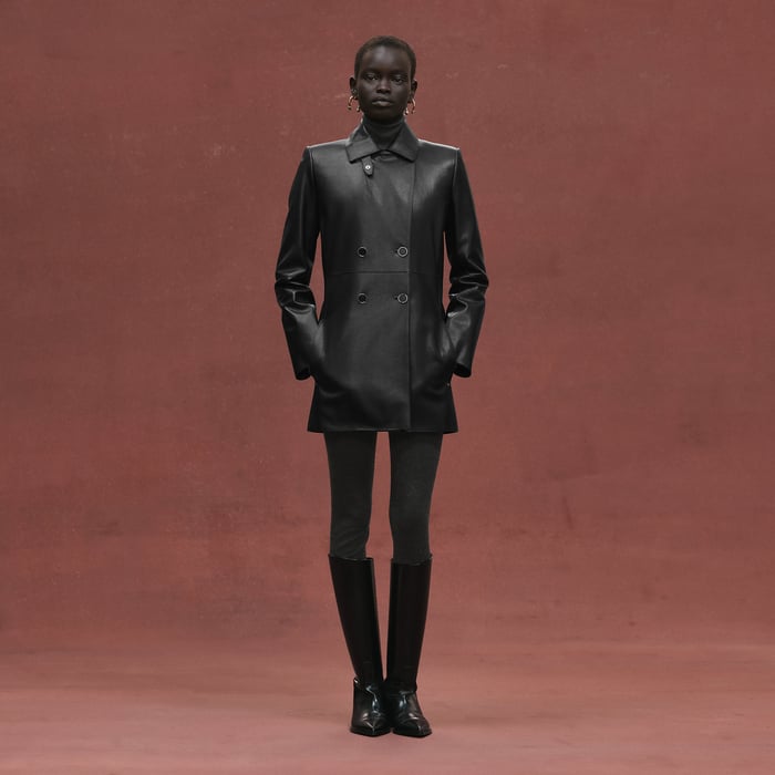 Noir Pea Coat