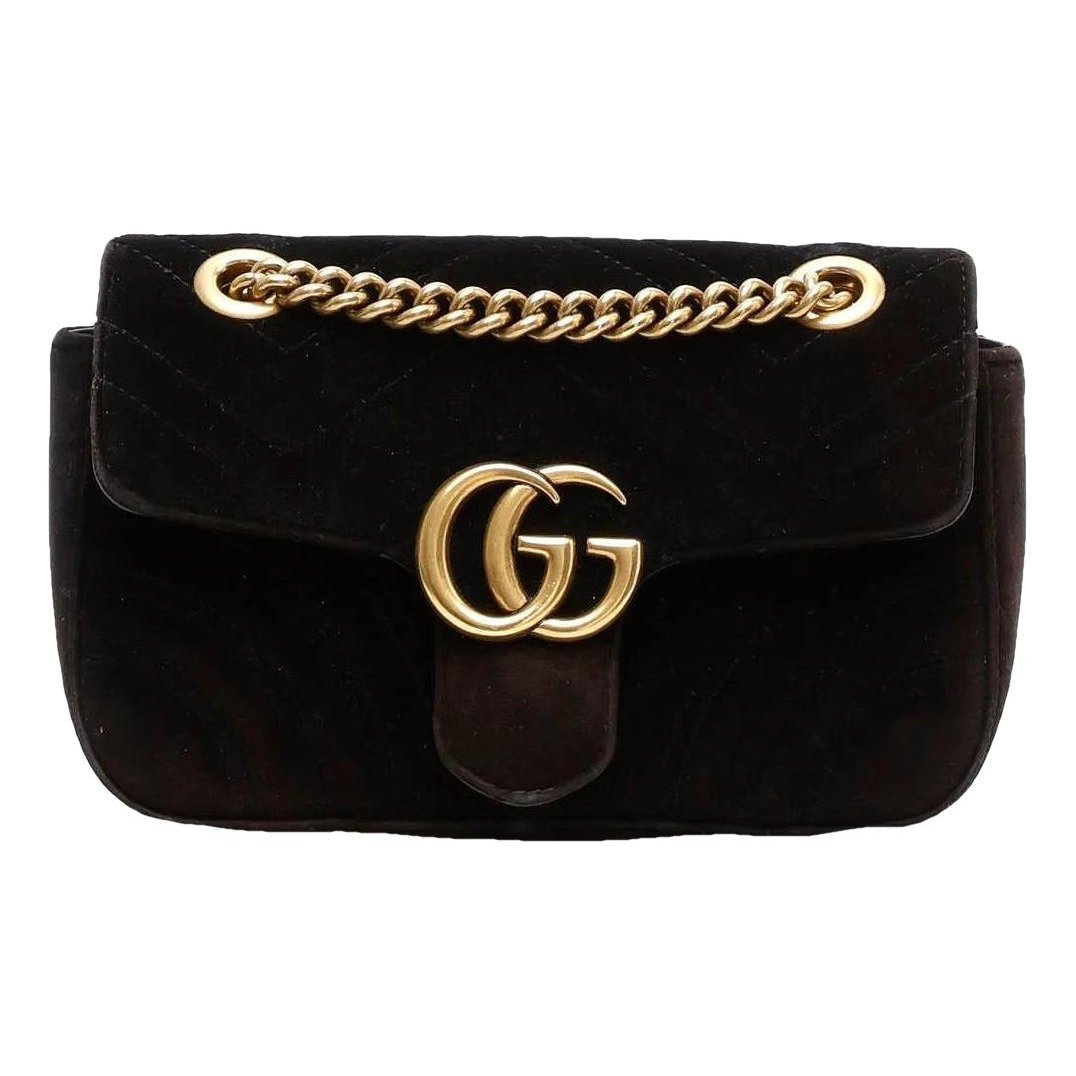 GG Marmont velvet handbag