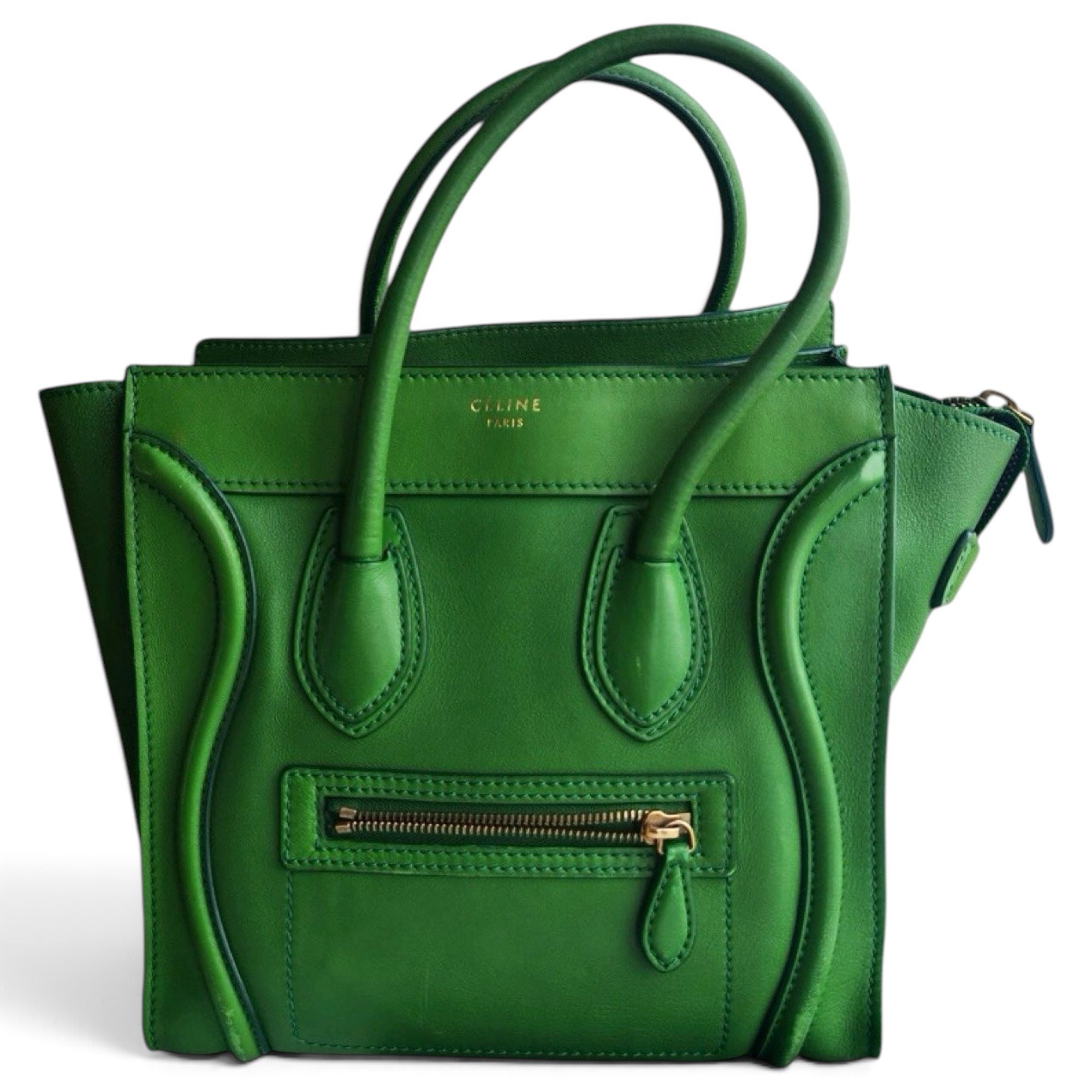 Luggage leather handbag