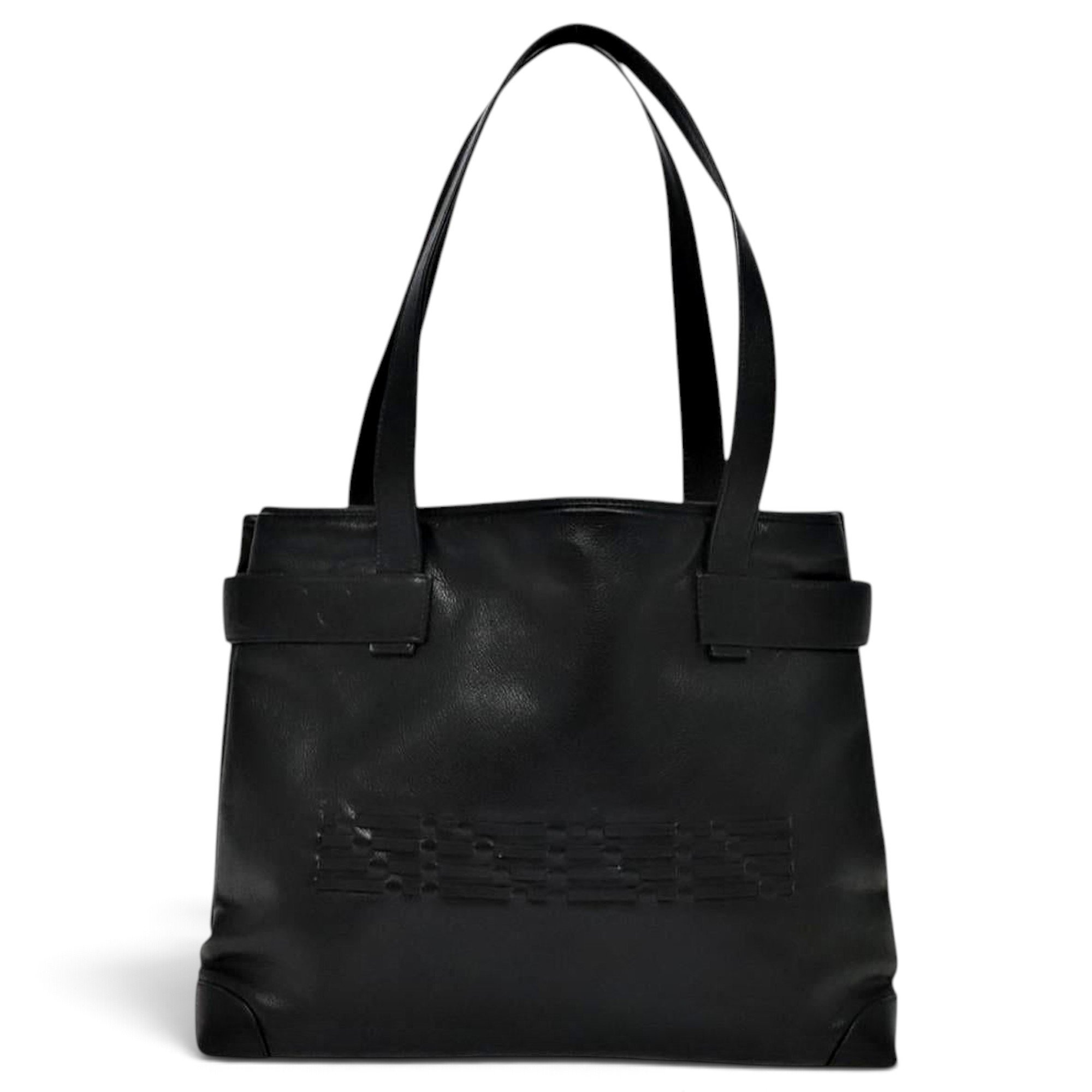Leather tote