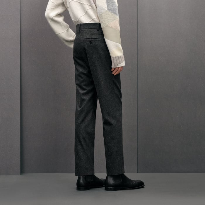 Anthracite Saint Germain Fitted Pants