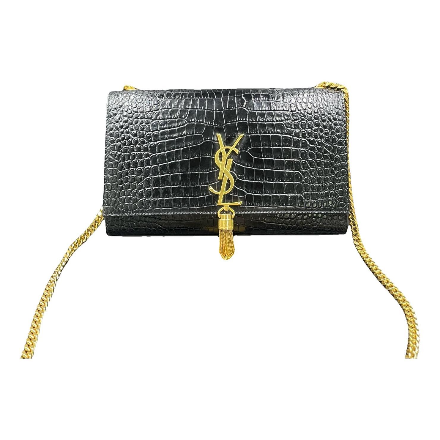 Pompom Kate leather handbag