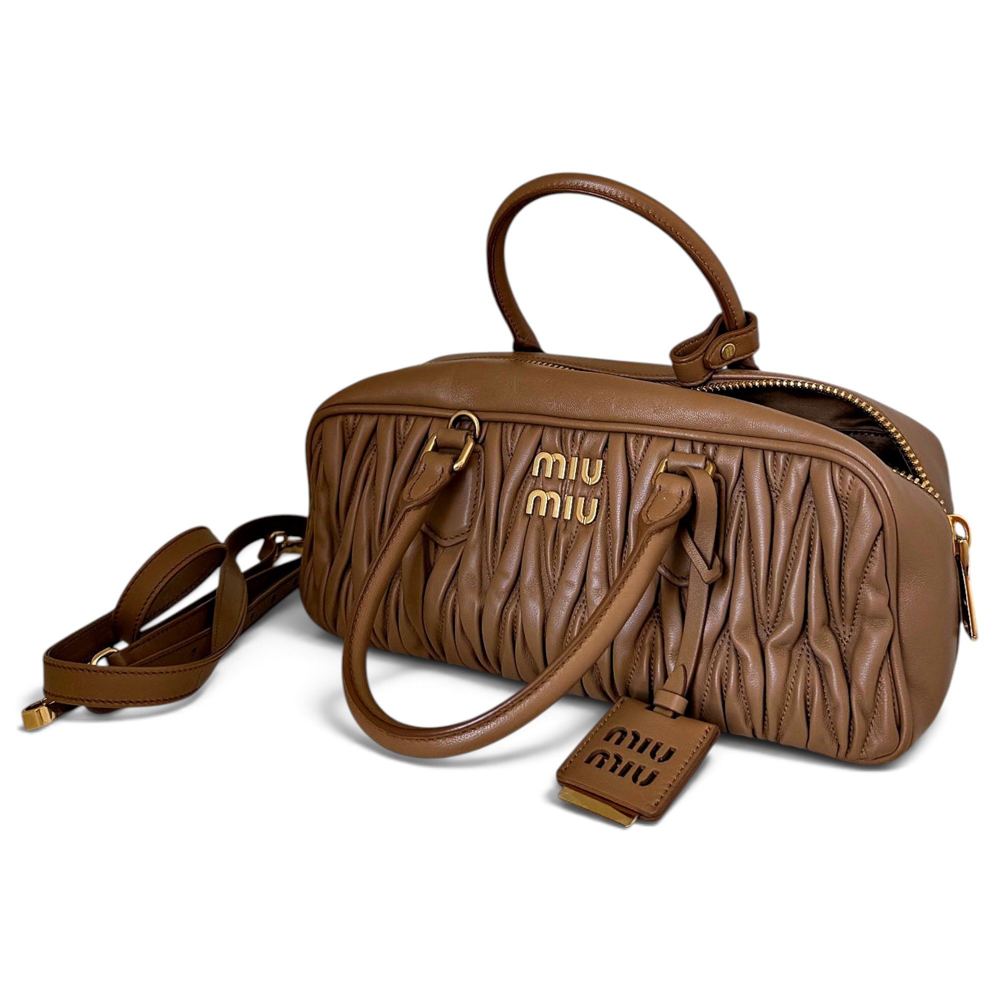 Caprice leather bowling bag