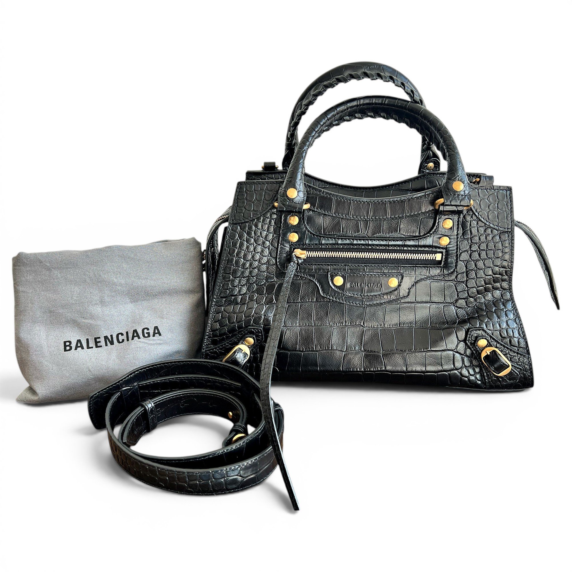 Neo Classic leather satchel