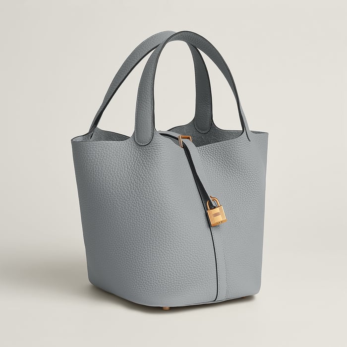 Gris Pantin Picotin Lock 22 Bag