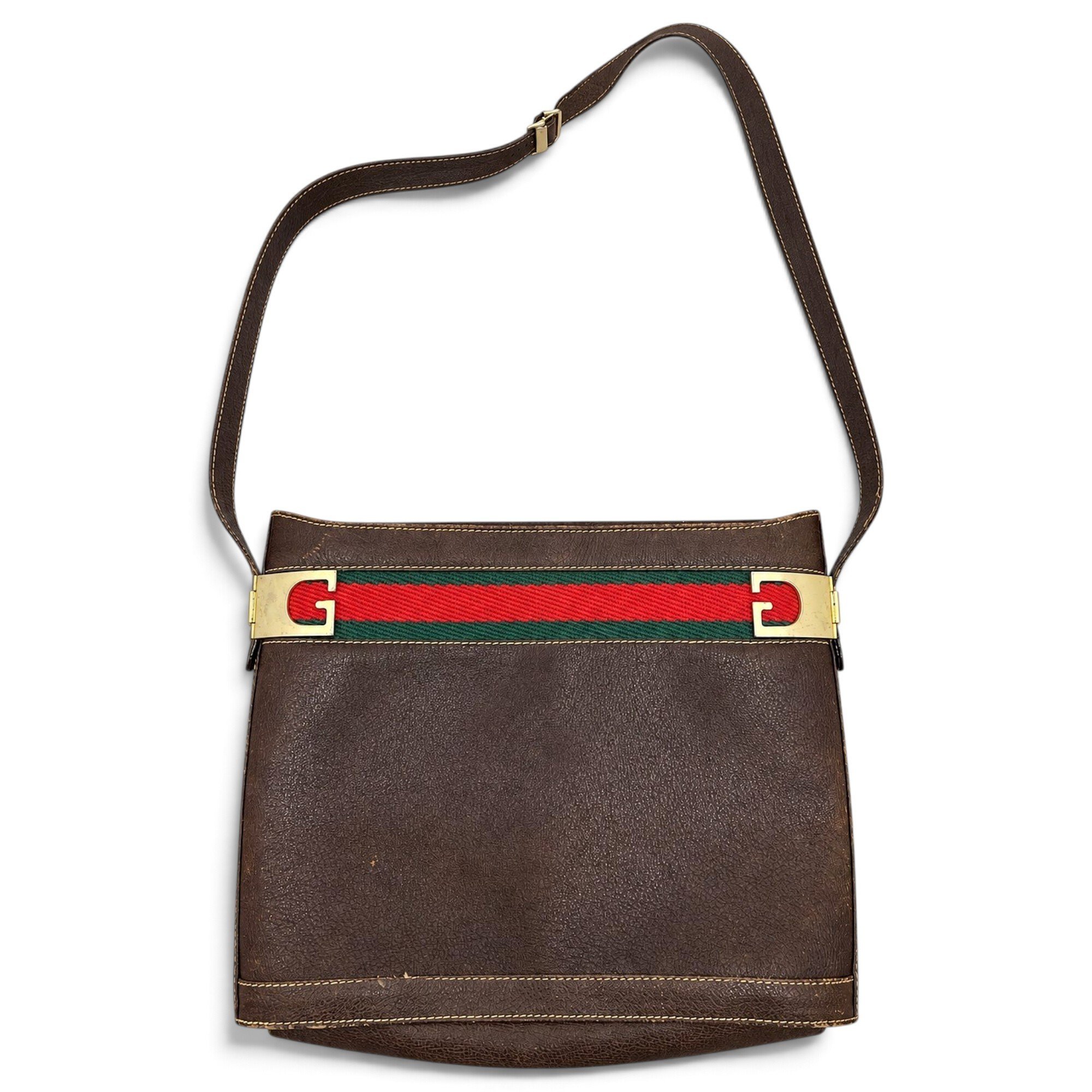 Dionysus Bucket leather crossbody bag