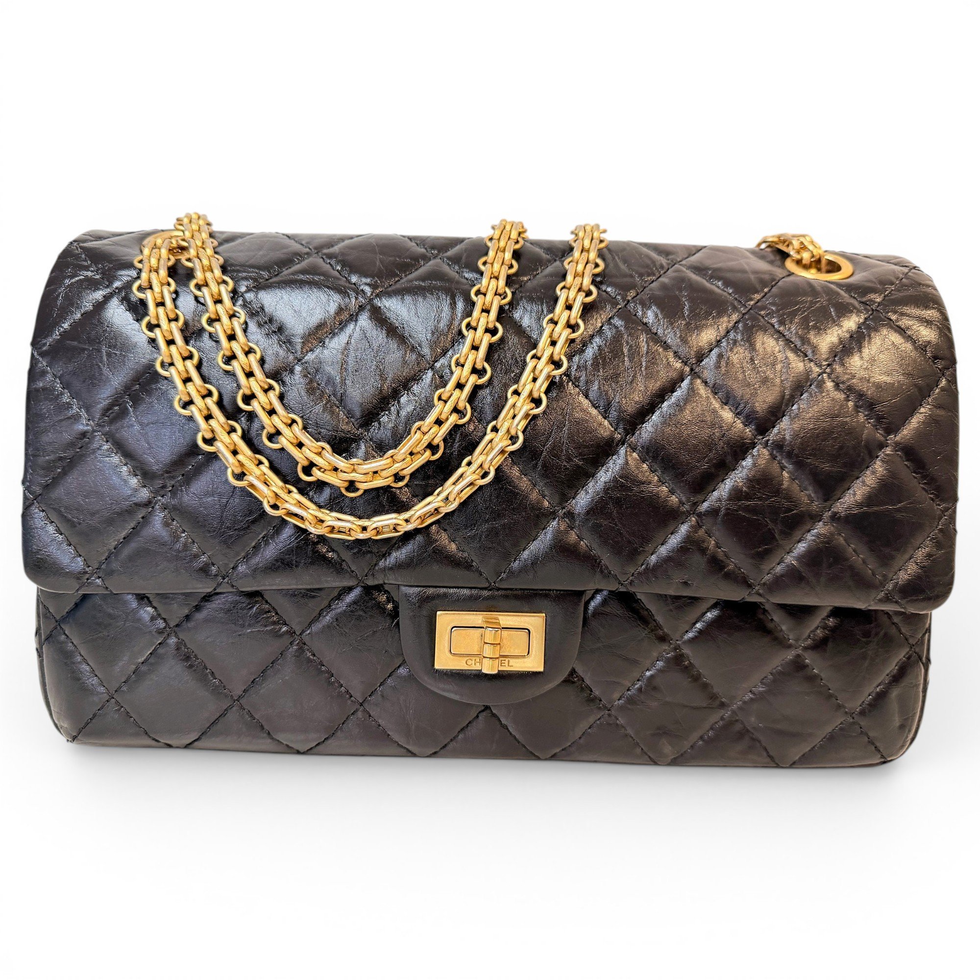 2.55 leather handbag