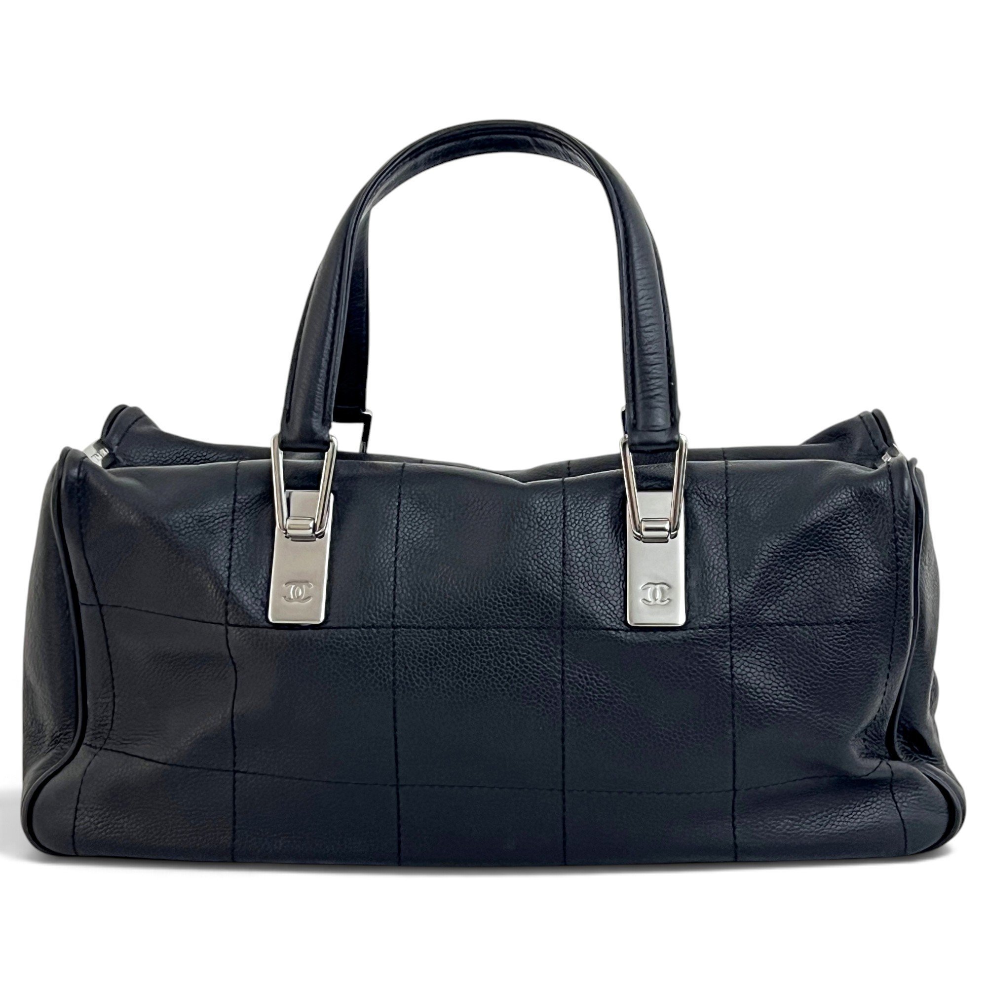 Leather bowling bag
