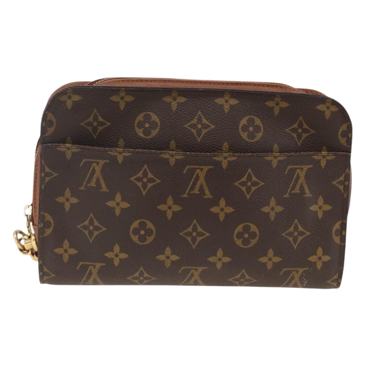 Orsay leather clutch bag