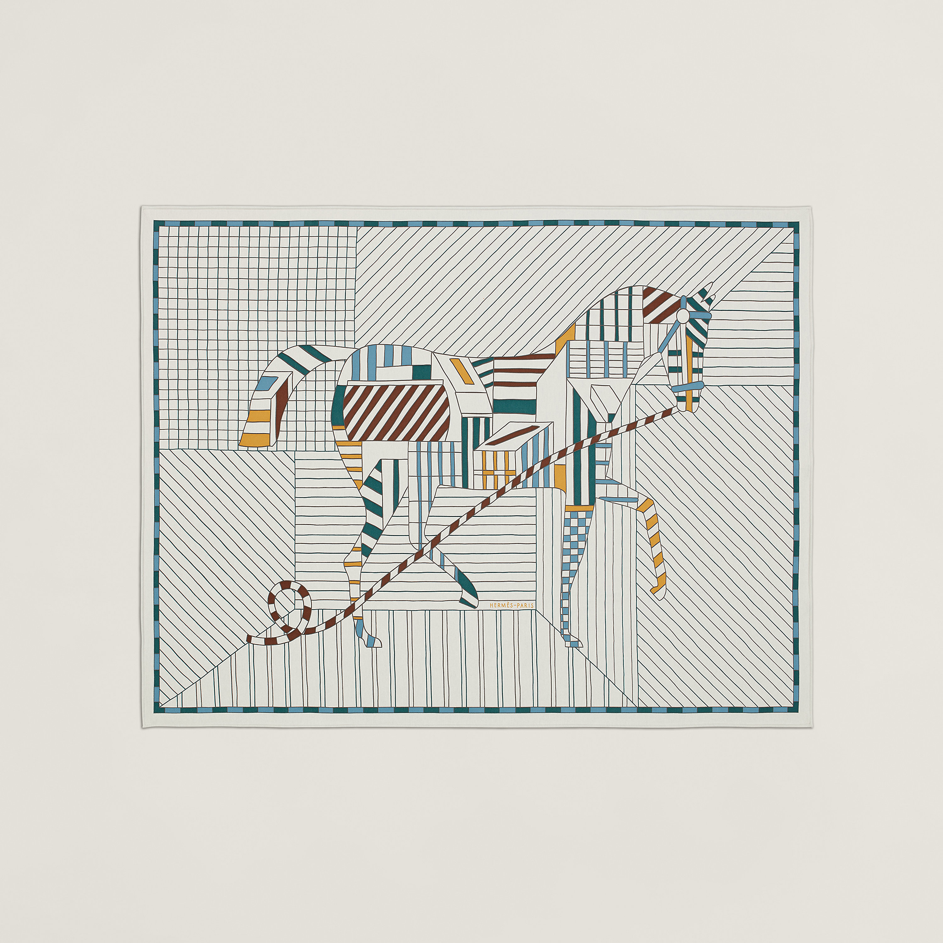 Cheval au Faubourg blanket