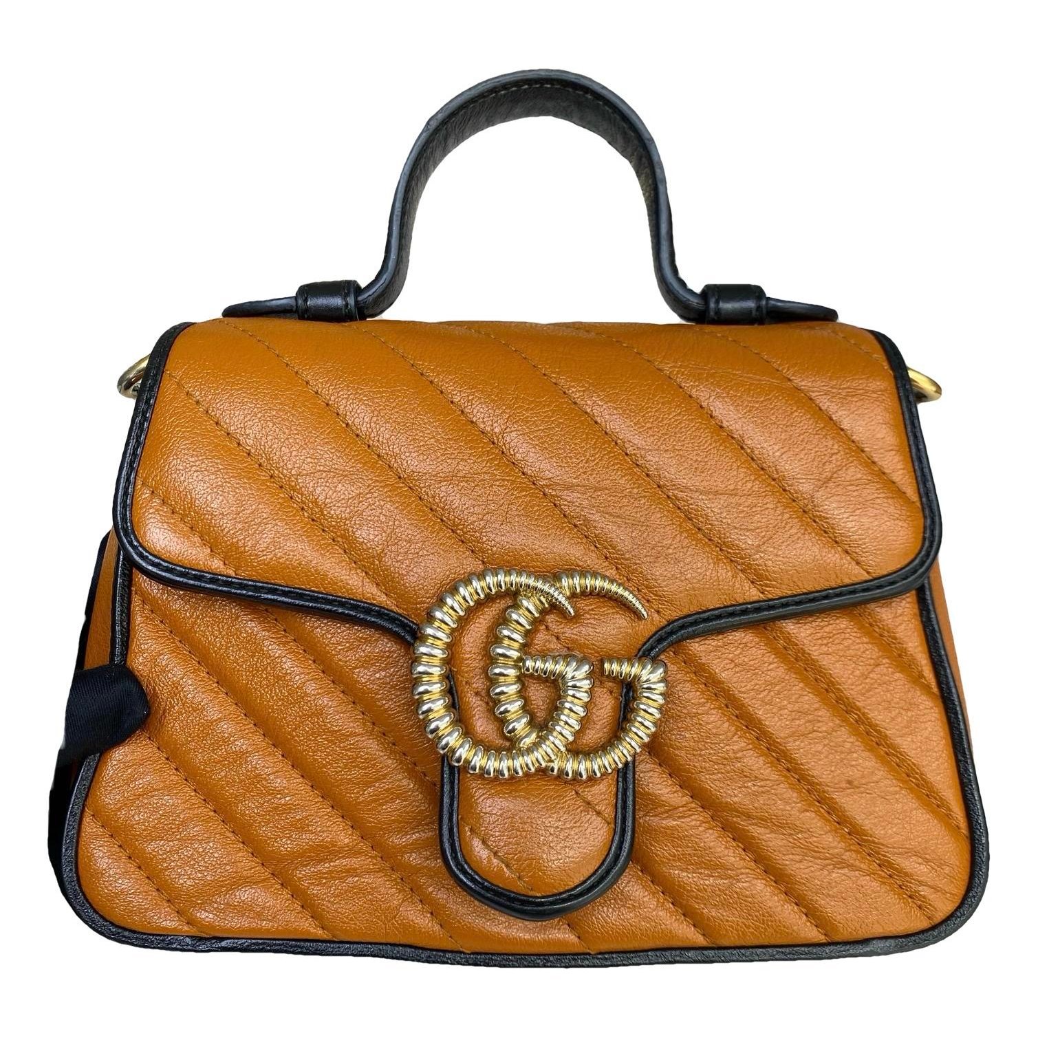 GG Marmont Flap leather handbag