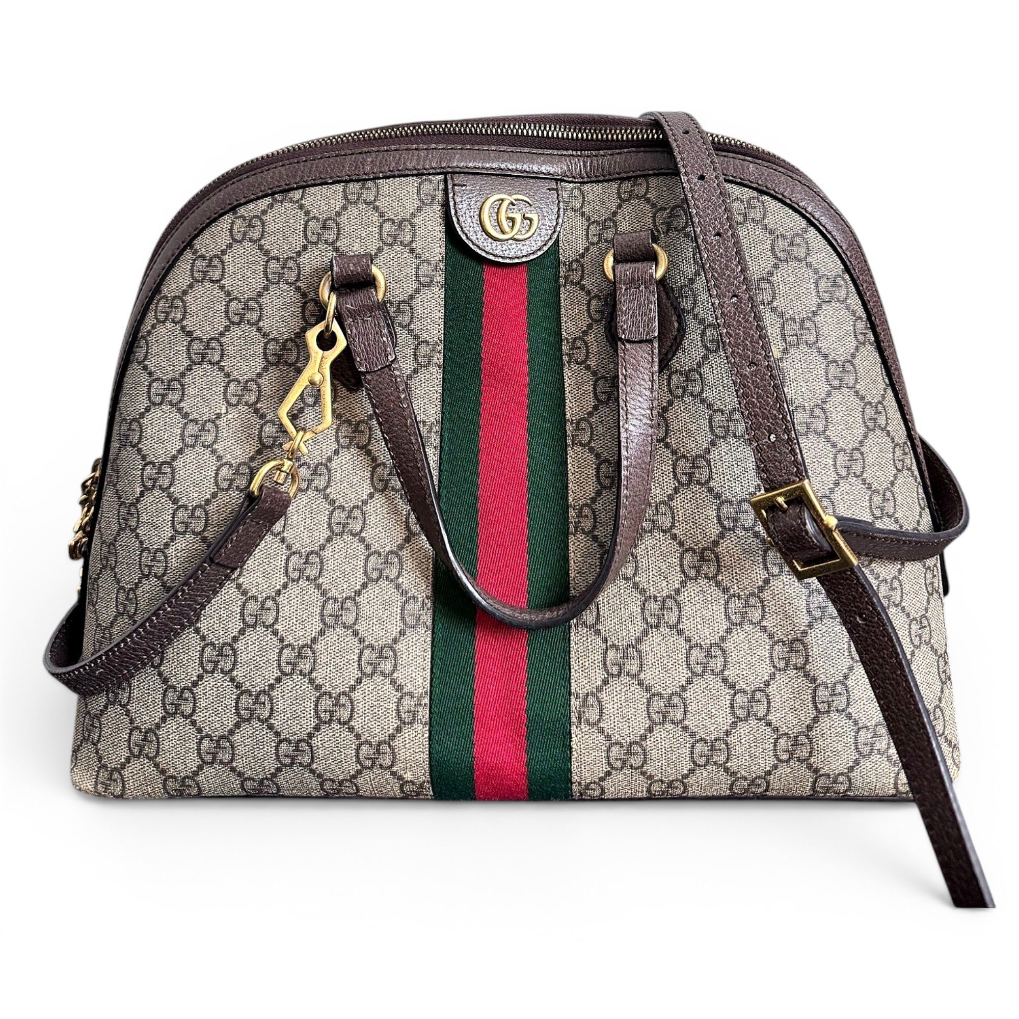 Ophidia Dome cloth handbag