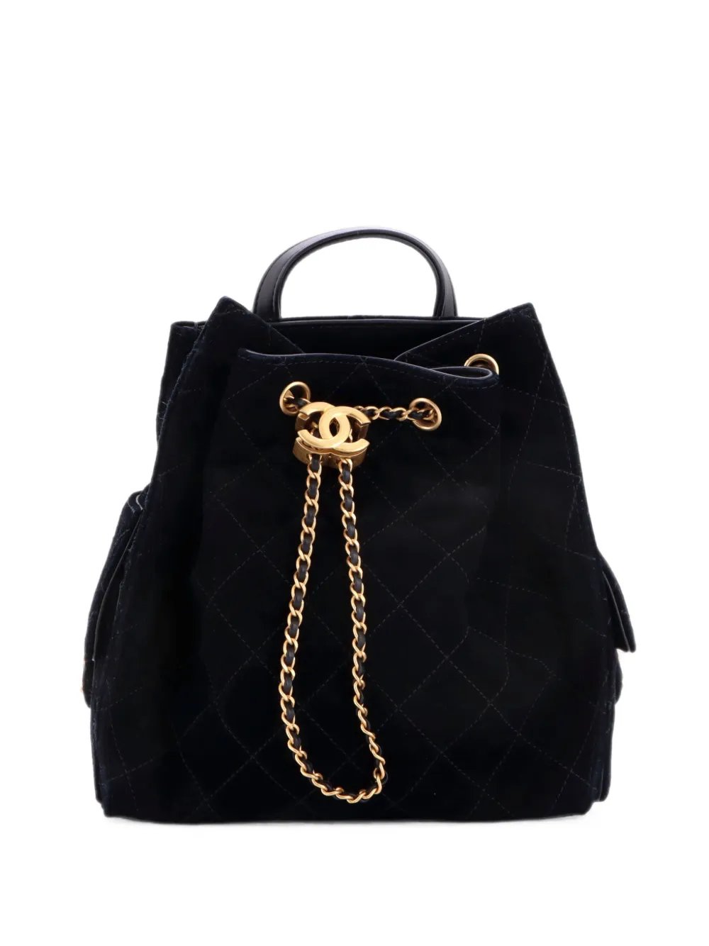 25 Quilted Suede Medium backpack
