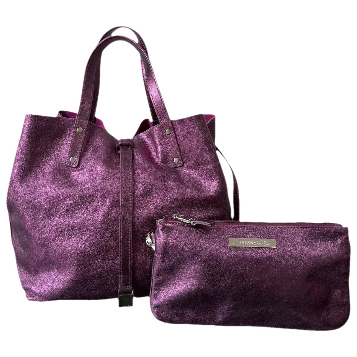 Leather tote