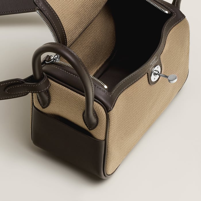 Lindy II Mini Bag Toile & Cuir