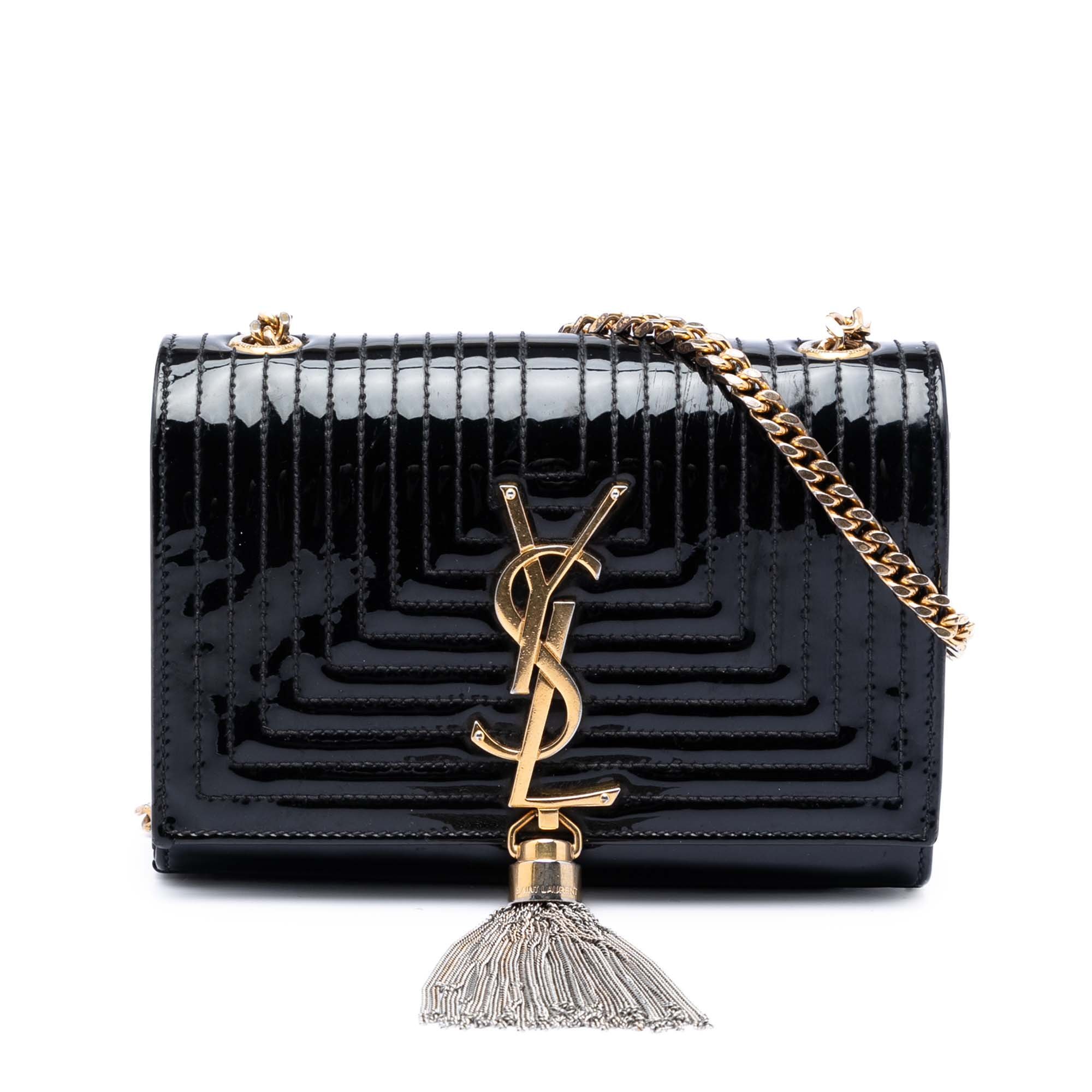 Patent leather crossbody bag