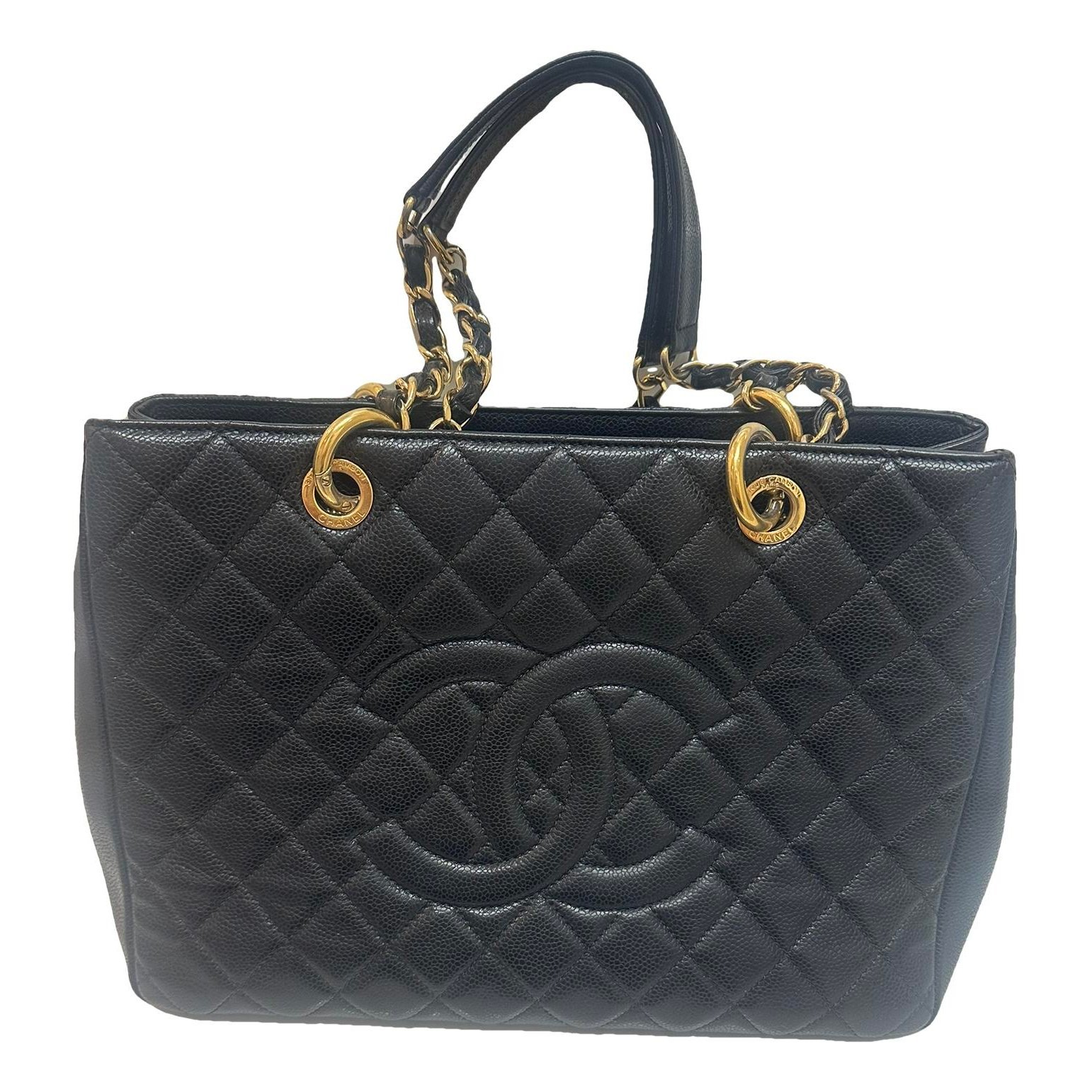 Grand shopping leather tote