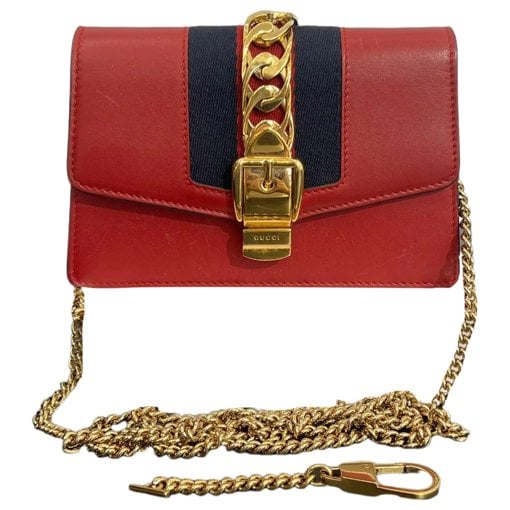 Sylvie Chain leather crossbody bag