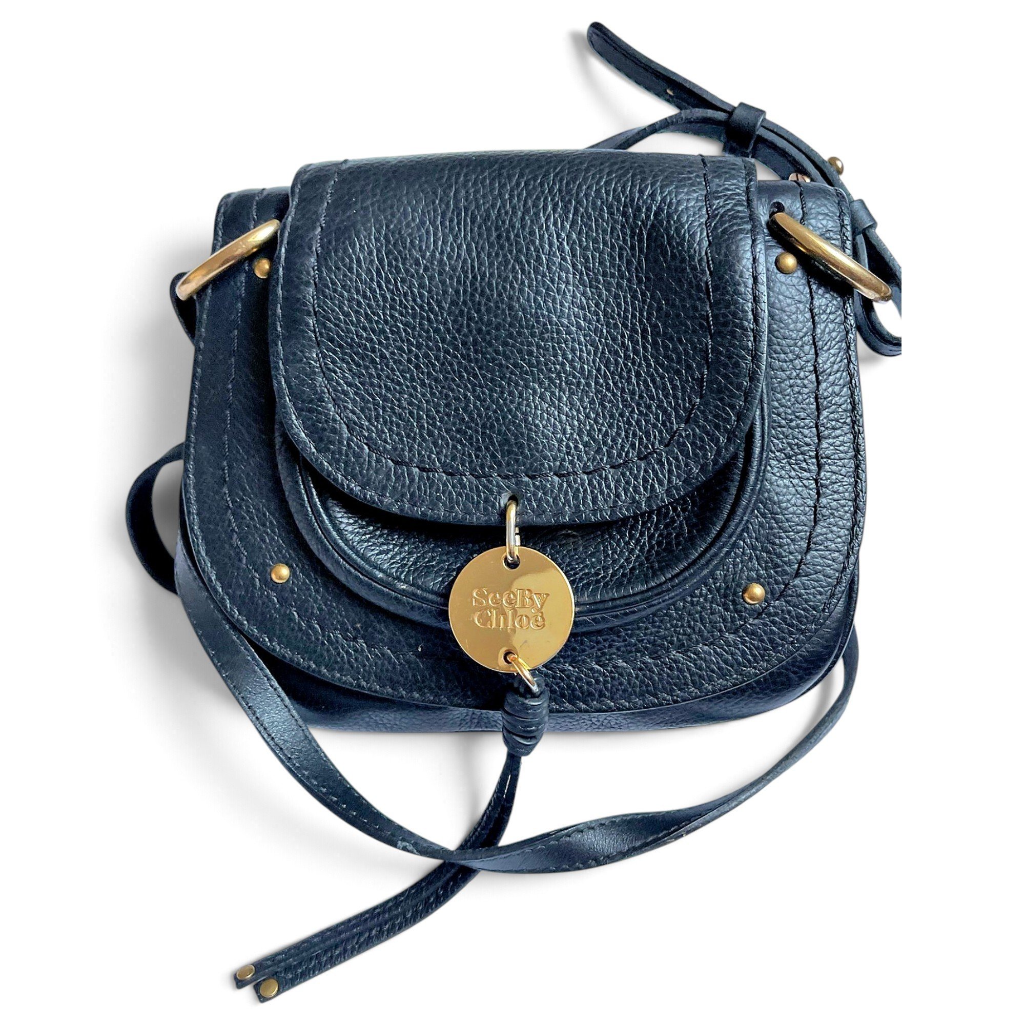 Leather crossbody bag