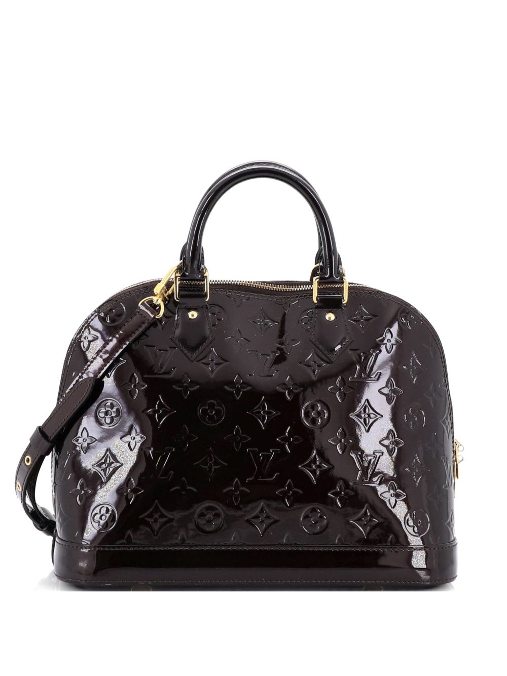 Alma Handbag Monogram Vernis PM satchel