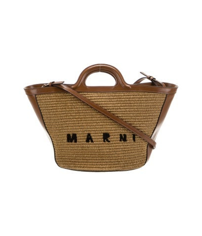 Marni Raffia Shoulder Bag