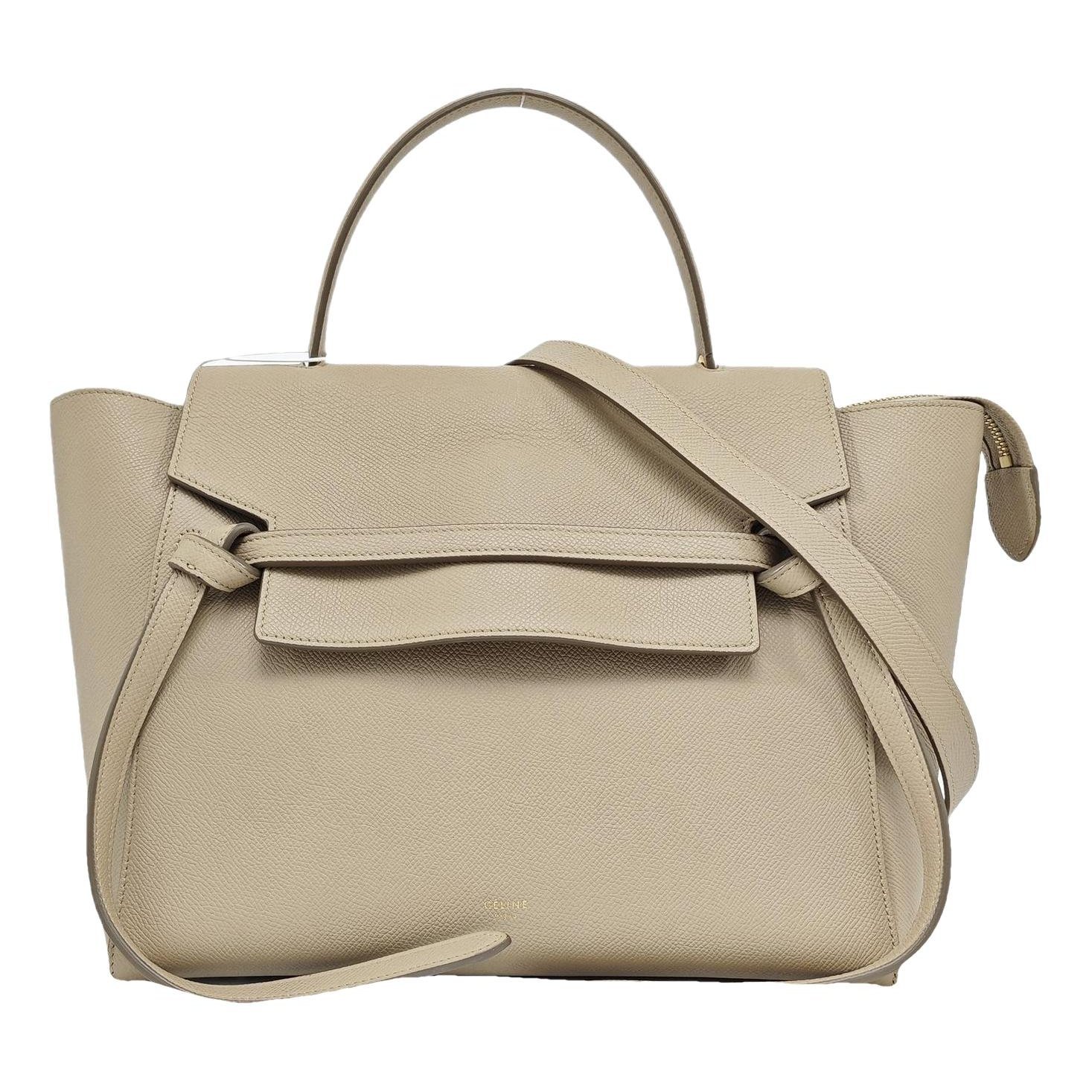 Belt leather handbag