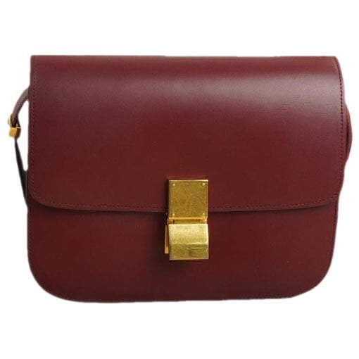 Classic leather crossbody bag